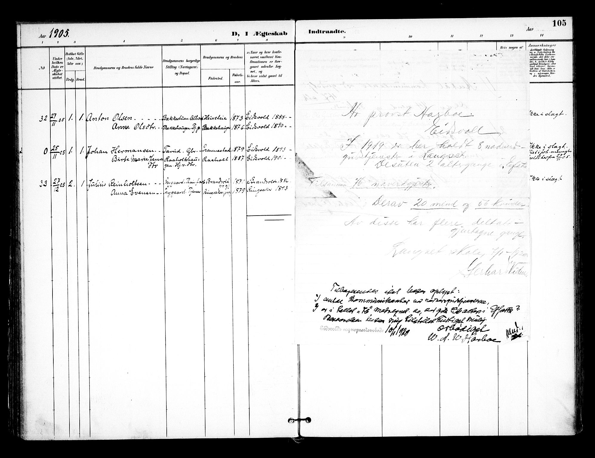 Eidsvoll prestekontor Kirkebøker, AV/SAO-A-10888/F/Fa/L0005: Parish register (official) no. I 5, 1896-1906