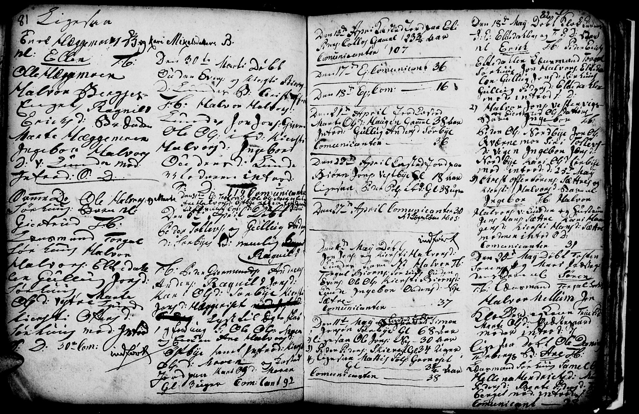 Trysil prestekontor, AV/SAH-PREST-046/H/Ha/Hab/L0001: Parish register (copy) no. 1, 1781-1799, p. 81-82