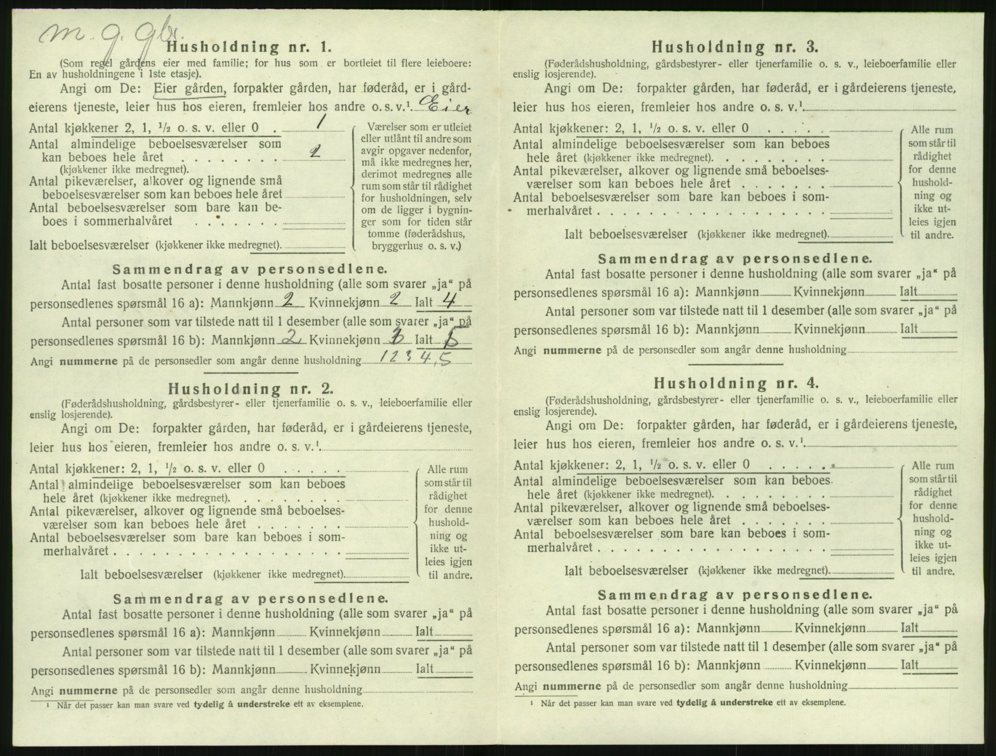 SAT, 1920 census for Herøy (MR), 1920, p. 1360