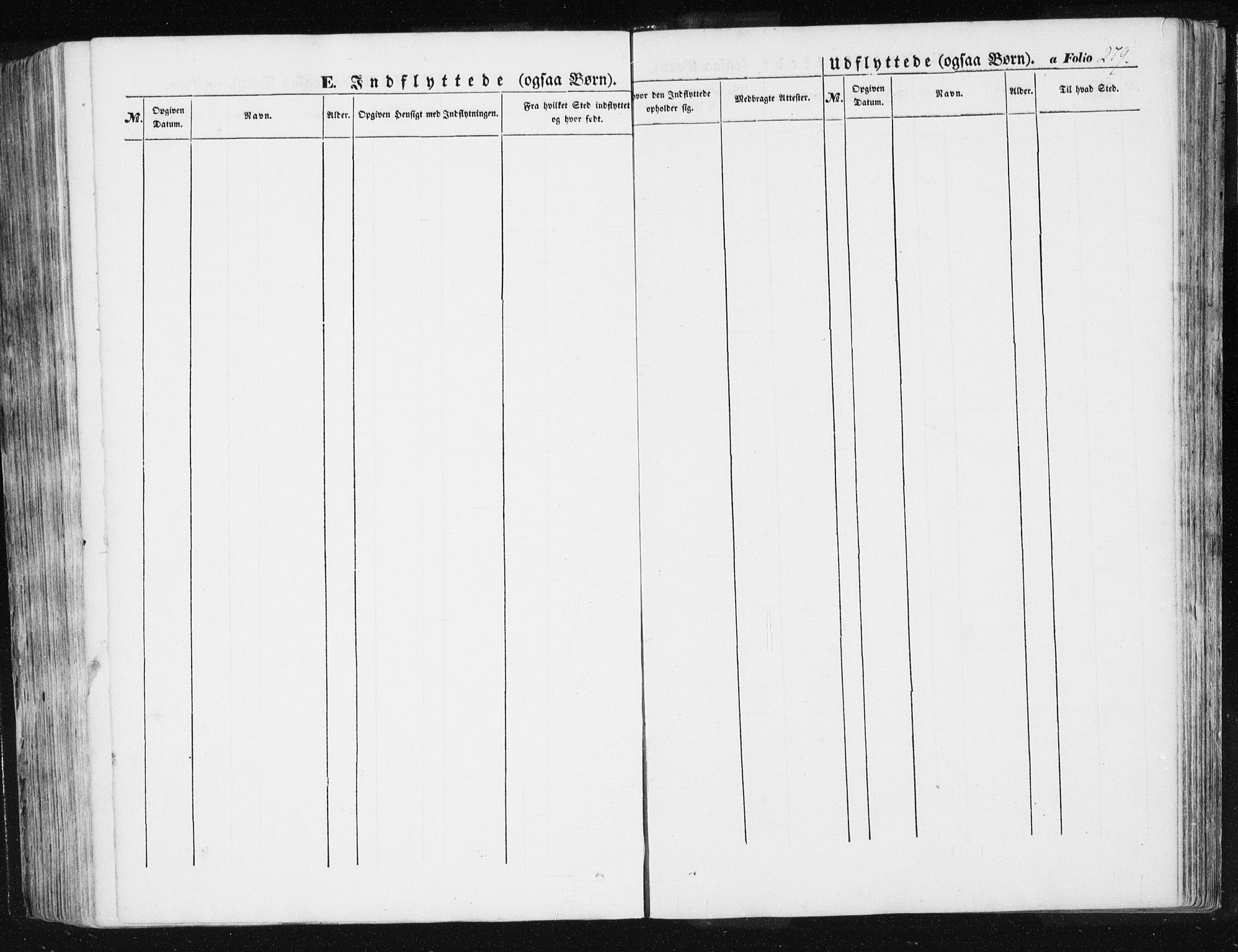 Ministerialprotokoller, klokkerbøker og fødselsregistre - Sør-Trøndelag, SAT/A-1456/612/L0376: Parish register (official) no. 612A08, 1846-1859, p. 279