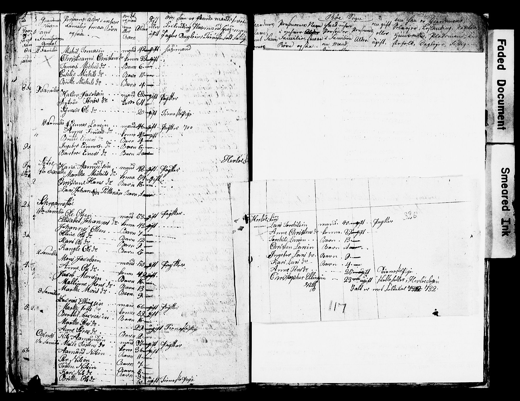 SAB, 1825 Census for Manger parish, 1825, p. 36