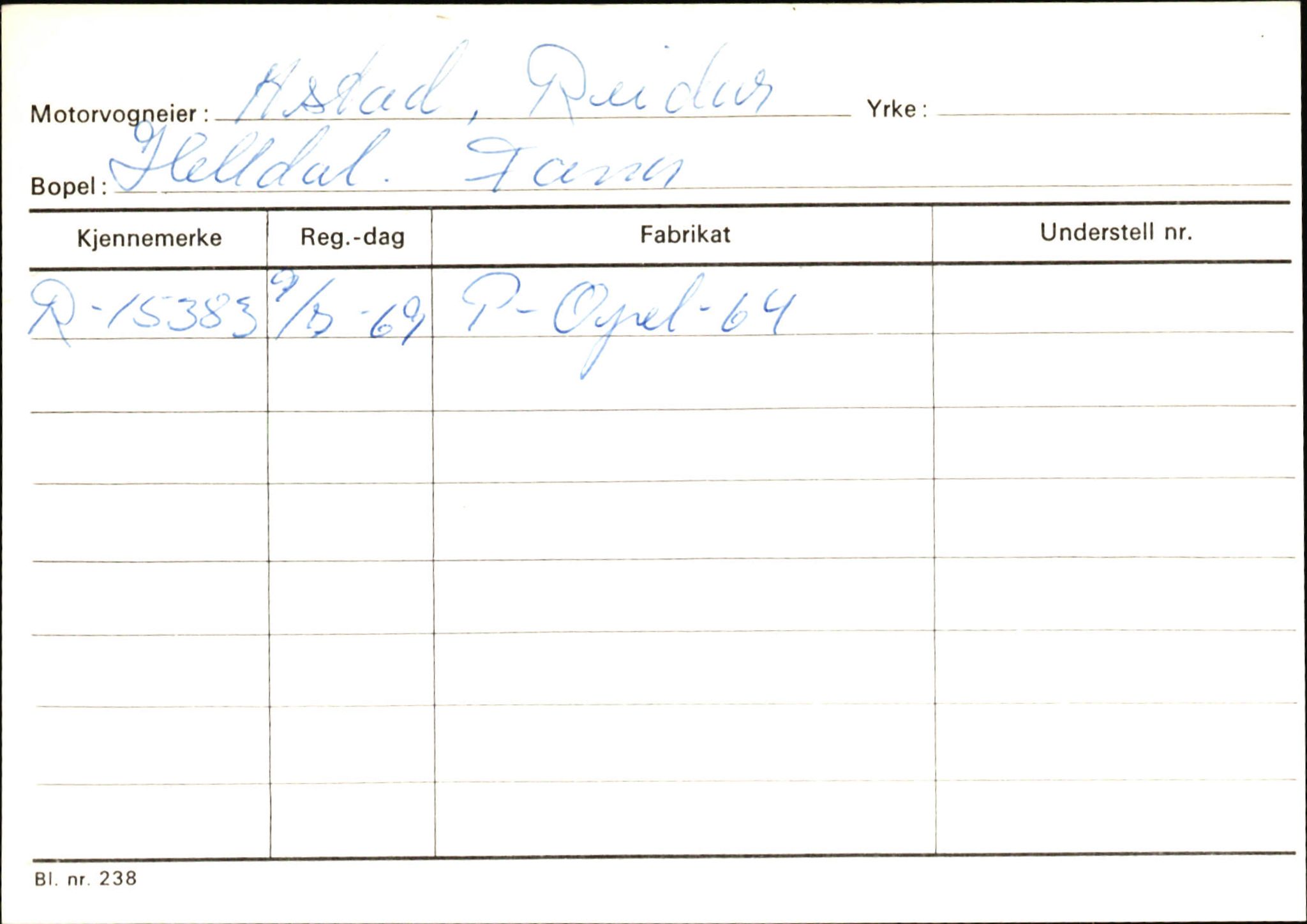 Statens vegvesen, Hordaland vegkontor, AV/SAB-A-5201/2/Ha/L0002: R-eierkort A, 1920-1971, p. 1246