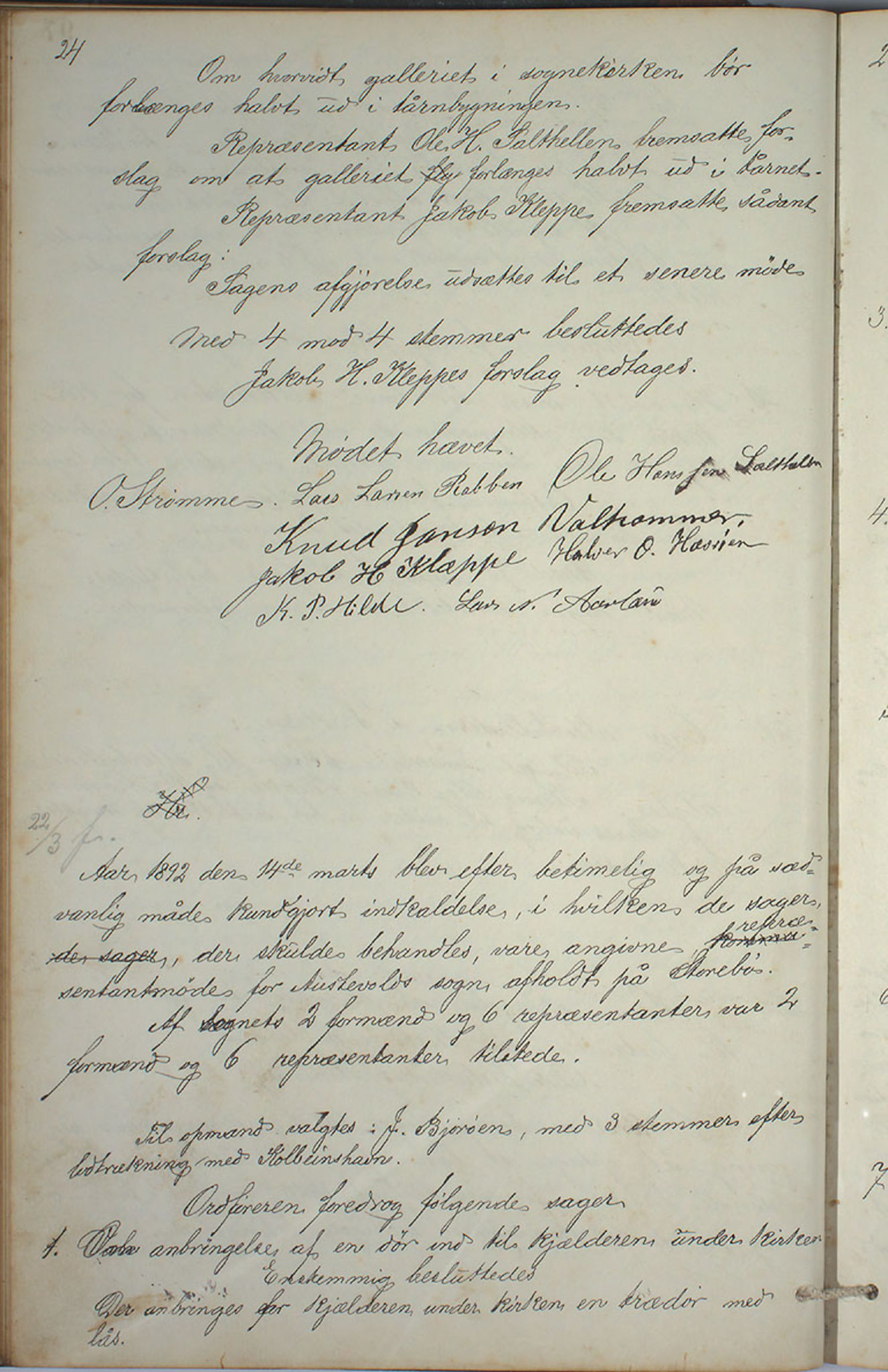 Austevoll kommune. Formannskapet, IKAH/1244-021/A/Aa/L0001: Forhandlingsprotokoll for heradstyret, 1886-1900, p. 195