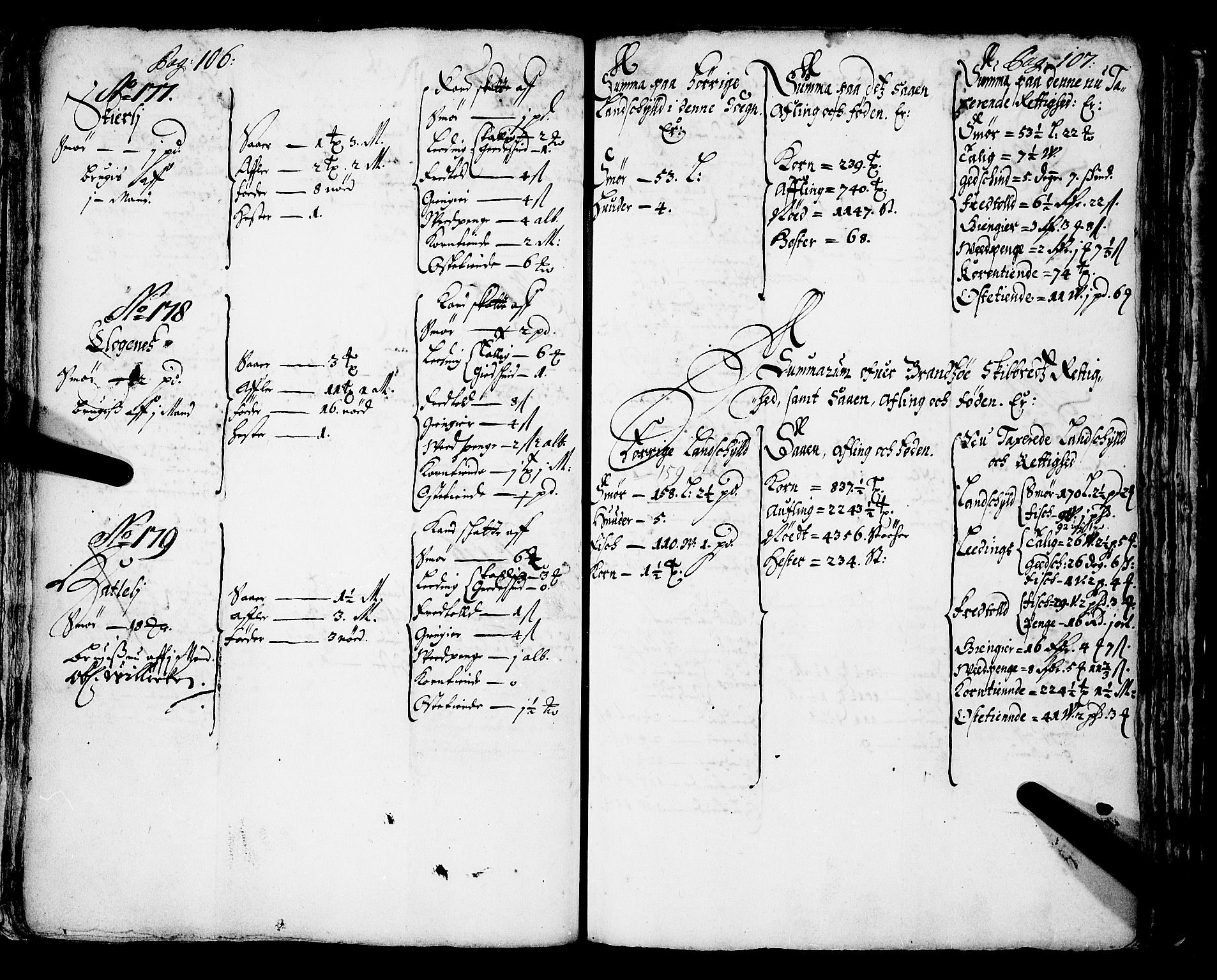 Rentekammeret inntil 1814, Realistisk ordnet avdeling, AV/RA-EA-4070/N/Nb/Nba/L0043: Sunnfjord fogderi, 1667, p. 106-107