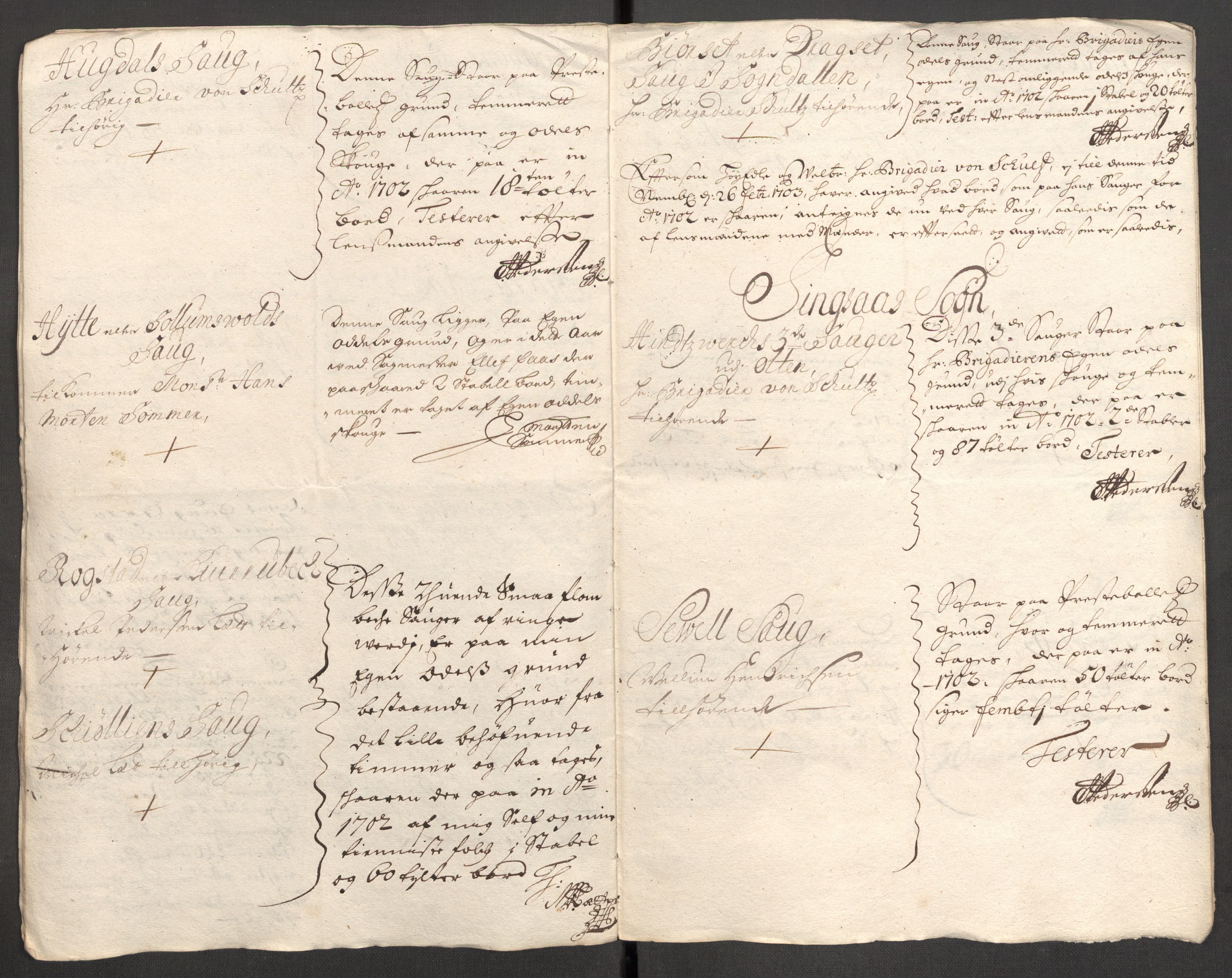 Rentekammeret inntil 1814, Reviderte regnskaper, Fogderegnskap, AV/RA-EA-4092/R60/L3952: Fogderegnskap Orkdal og Gauldal, 1702, p. 275