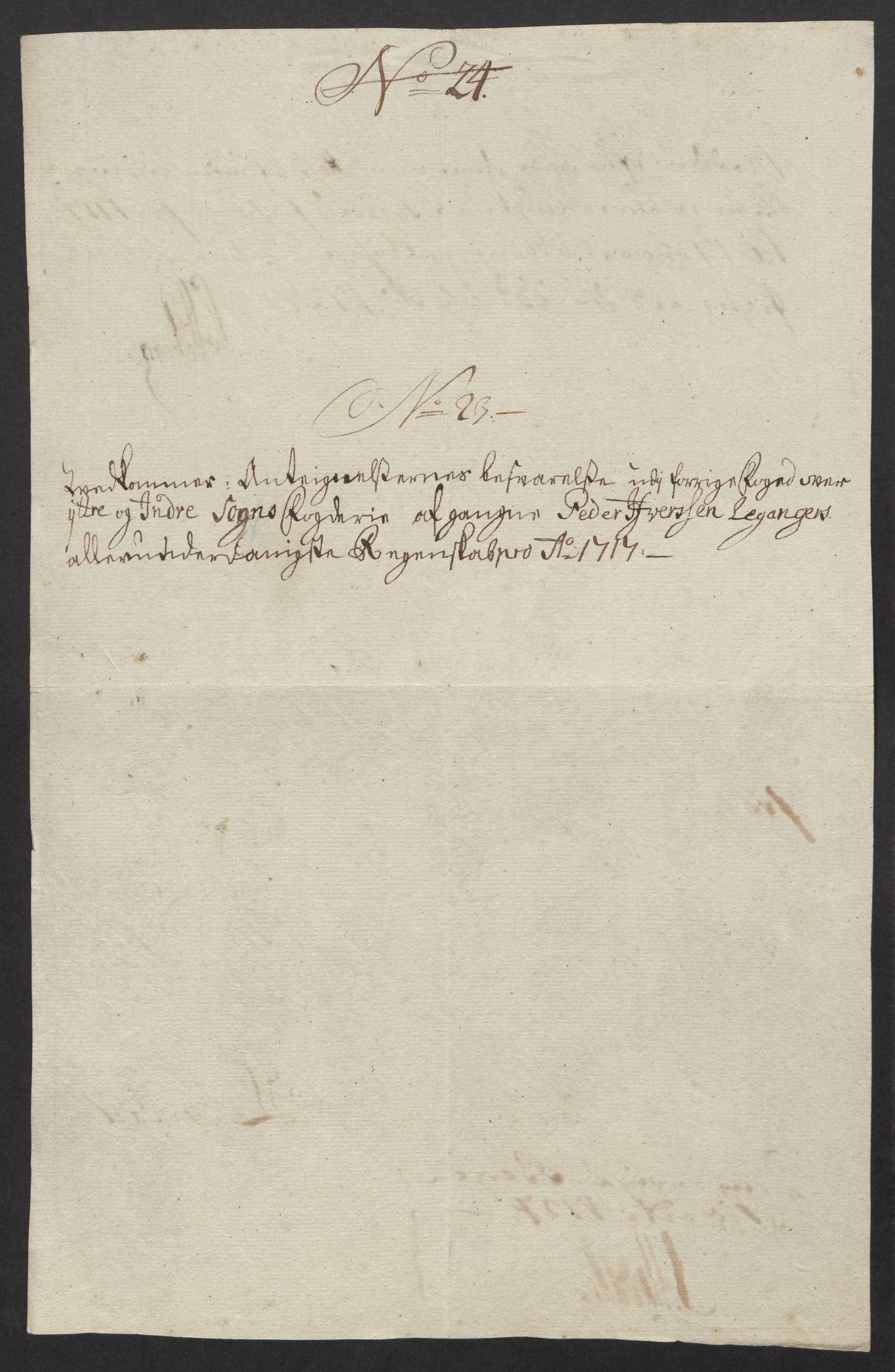 Rentekammeret inntil 1814, Reviderte regnskaper, Fogderegnskap, RA/EA-4092/R52/L3321: Fogderegnskap Sogn, 1717-1718, p. 401