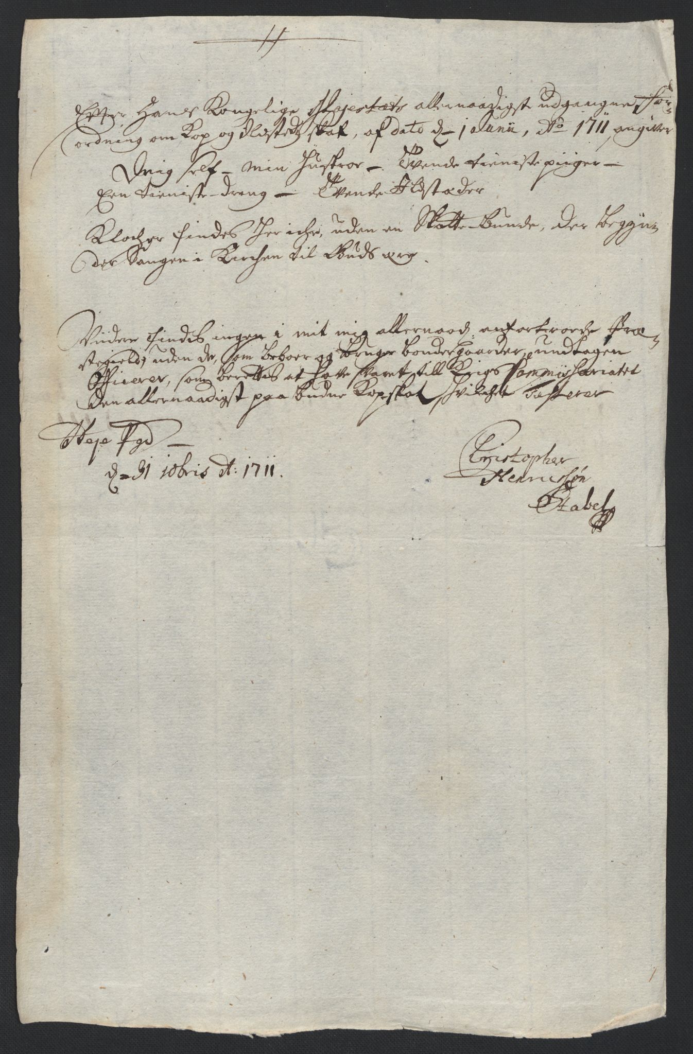 Rentekammeret inntil 1814, Reviderte regnskaper, Fogderegnskap, AV/RA-EA-4092/R04/L0136: Fogderegnskap Moss, Onsøy, Tune, Veme og Åbygge, 1711, p. 94