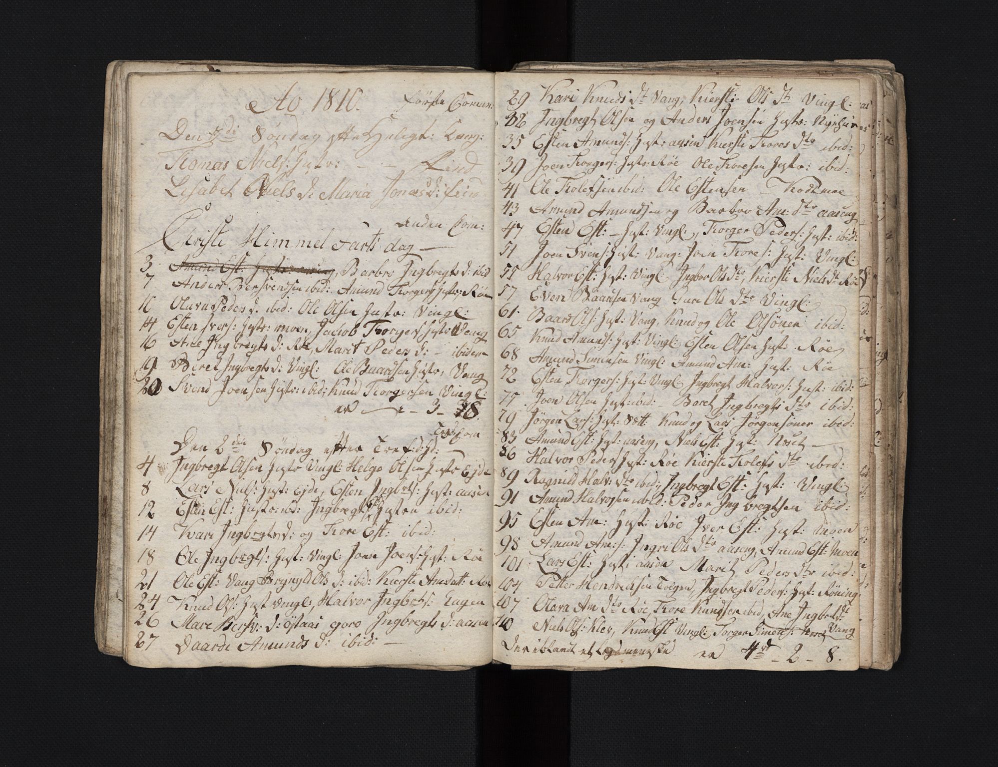 Tolga prestekontor, SAH/PREST-062/L/L0021: Parish register (copy) no. 21, 1804-1823