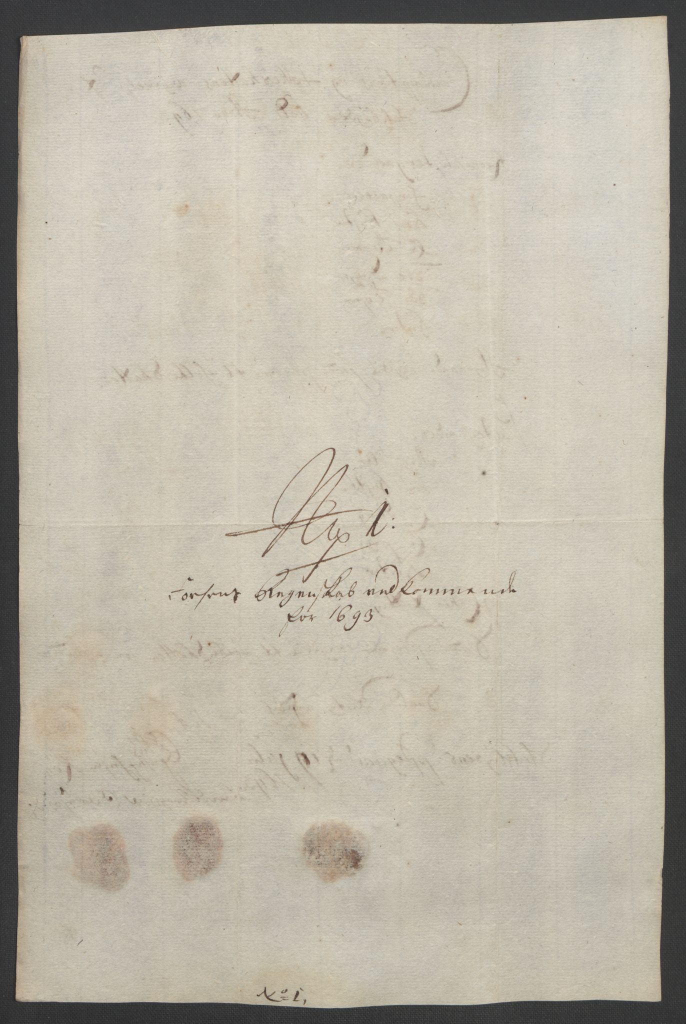 Rentekammeret inntil 1814, Reviderte regnskaper, Fogderegnskap, AV/RA-EA-4092/R57/L3849: Fogderegnskap Fosen, 1692-1693, p. 497