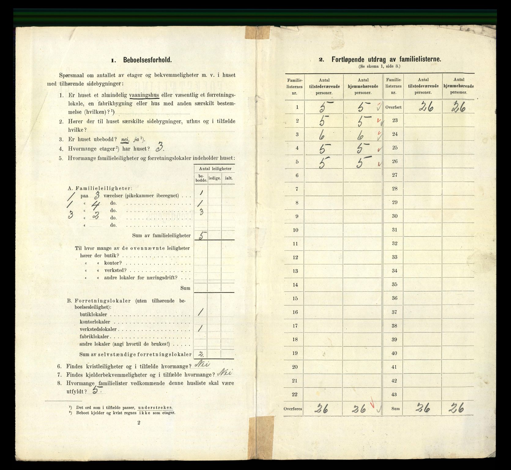 RA, 1910 census for Trondheim, 1910, p. 25920