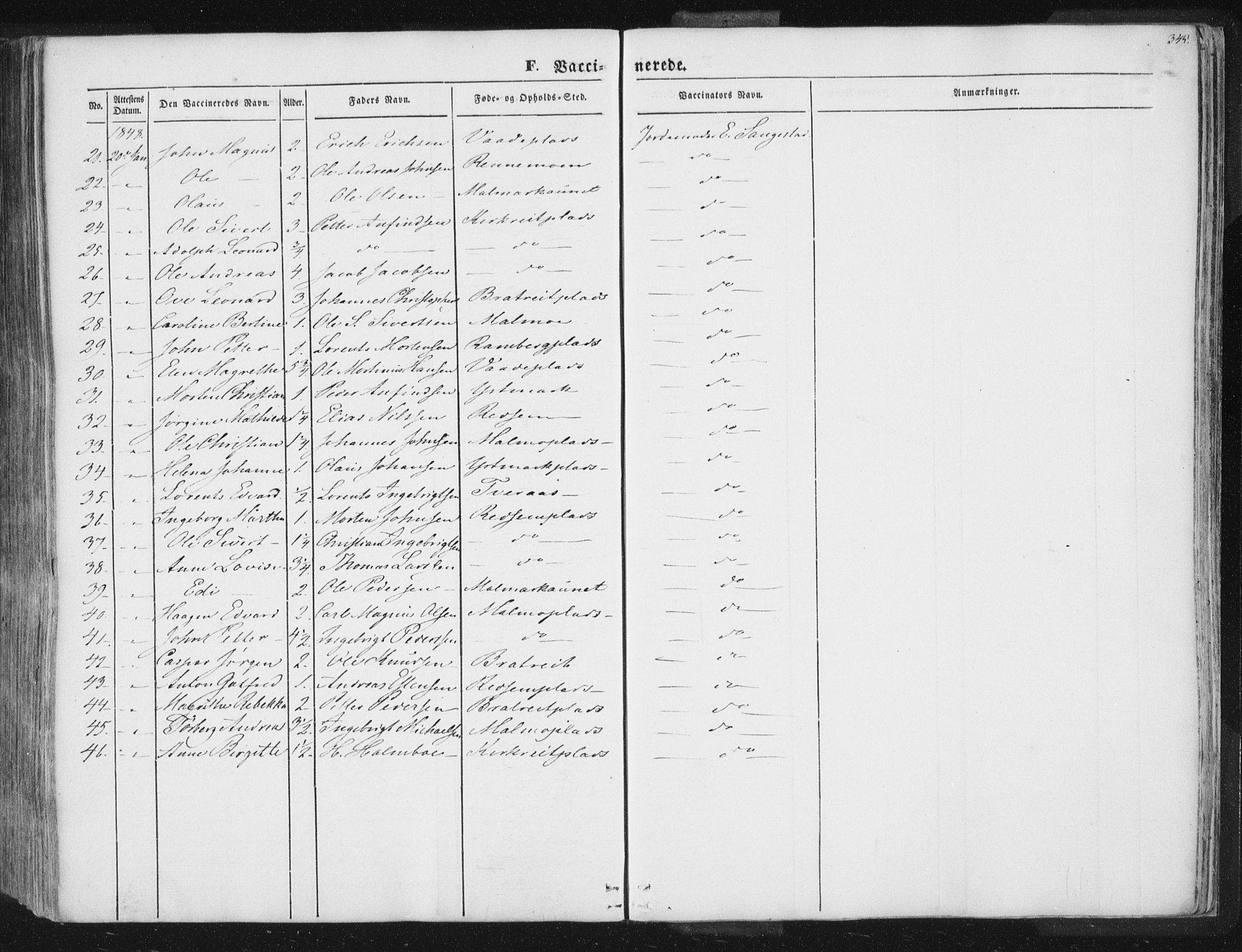 Ministerialprotokoller, klokkerbøker og fødselsregistre - Nord-Trøndelag, SAT/A-1458/741/L0392: Parish register (official) no. 741A06, 1836-1848, p. 345