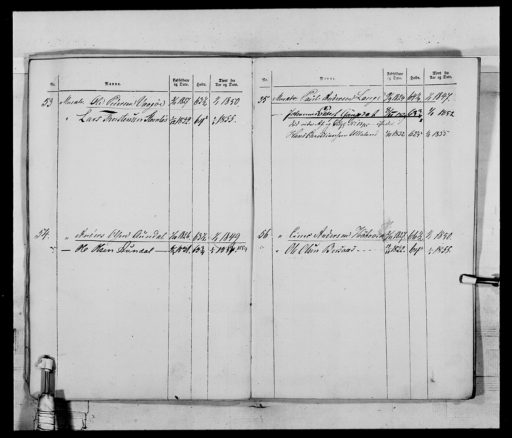 Generalitets- og kommissariatskollegiet, Det kongelige norske kommissariatskollegium, AV/RA-EA-5420/E/Eh/L0120: Tingvollske kompani, 1850-1870, p. 394