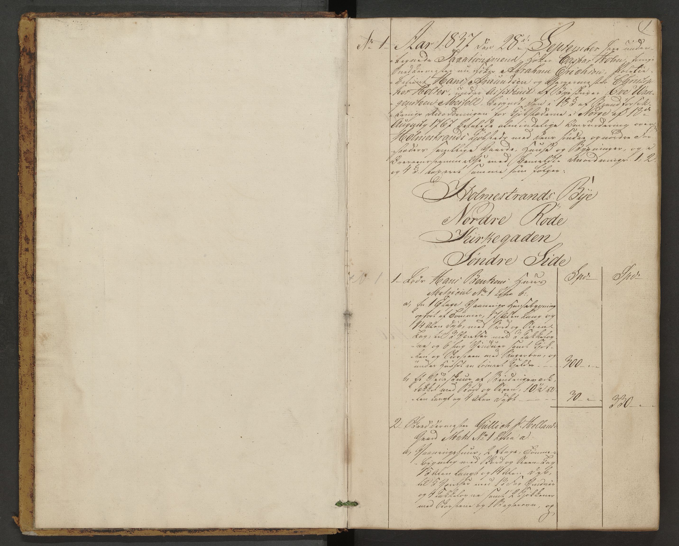 Holmestrand magistrat, AV/SAKO-A-849/F/Fc/L0005: Branntakstprotokoll, 1837-1846