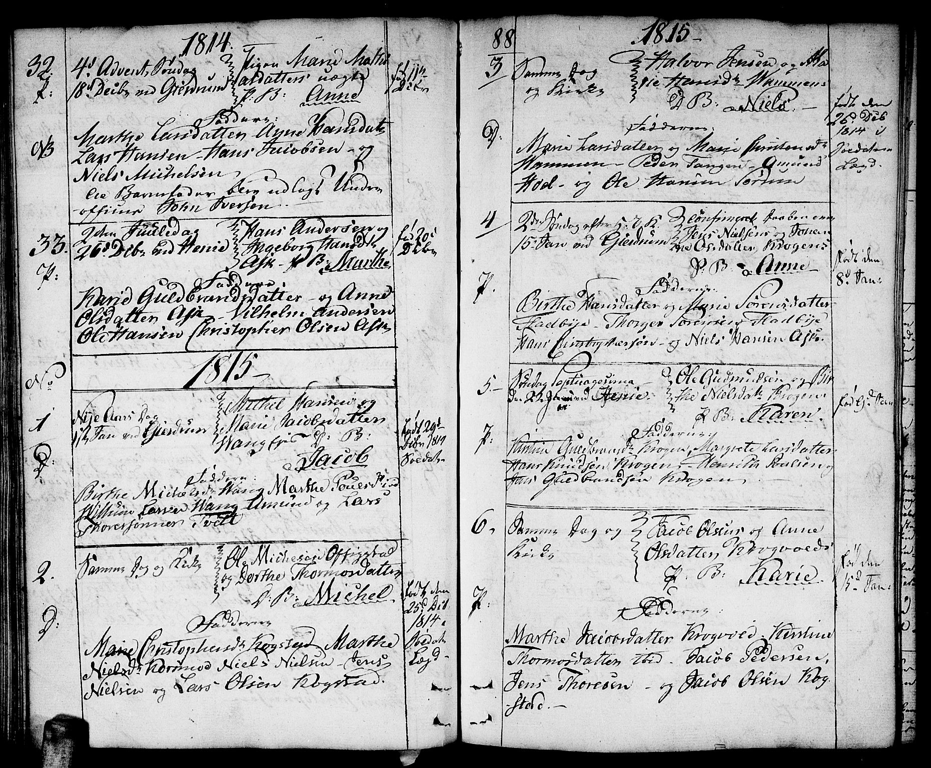 Gjerdrum prestekontor Kirkebøker, AV/SAO-A-10412b/F/Fa/L0003: Parish register (official) no. I 3, 1798-1815, p. 88