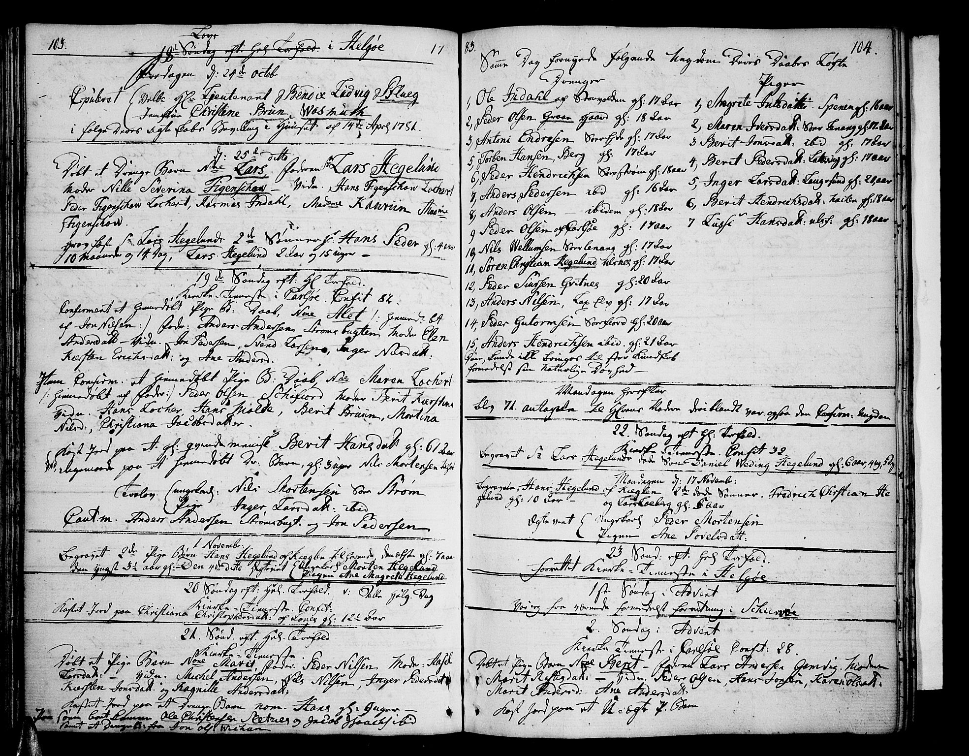 Karlsøy sokneprestembete, SATØ/S-1299/H/Ha/Haa/L0001kirke: Parish register (official) no. 1, 1775-1823, p. 103-104