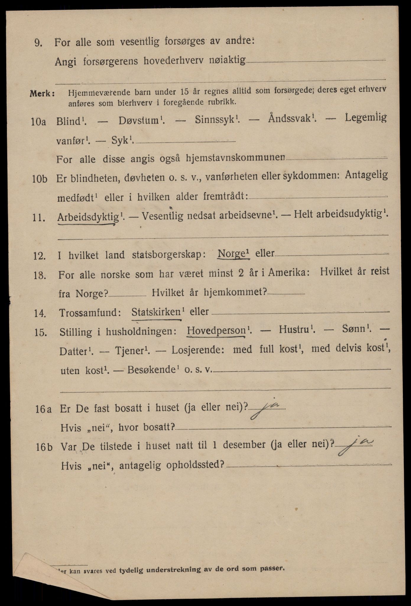 SAST, 1920 census for Stavanger, 1920, p. 80757