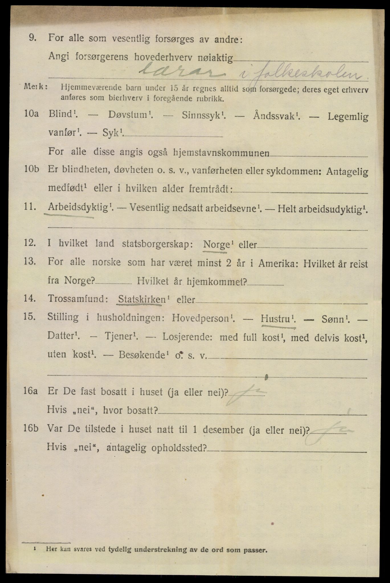 SAKO, 1920 census for Tinn, 1920, p. 6341