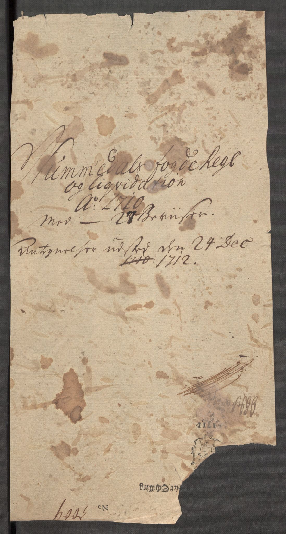 Rentekammeret inntil 1814, Reviderte regnskaper, Fogderegnskap, AV/RA-EA-4092/R64/L4431: Fogderegnskap Namdal, 1709-1710, p. 272