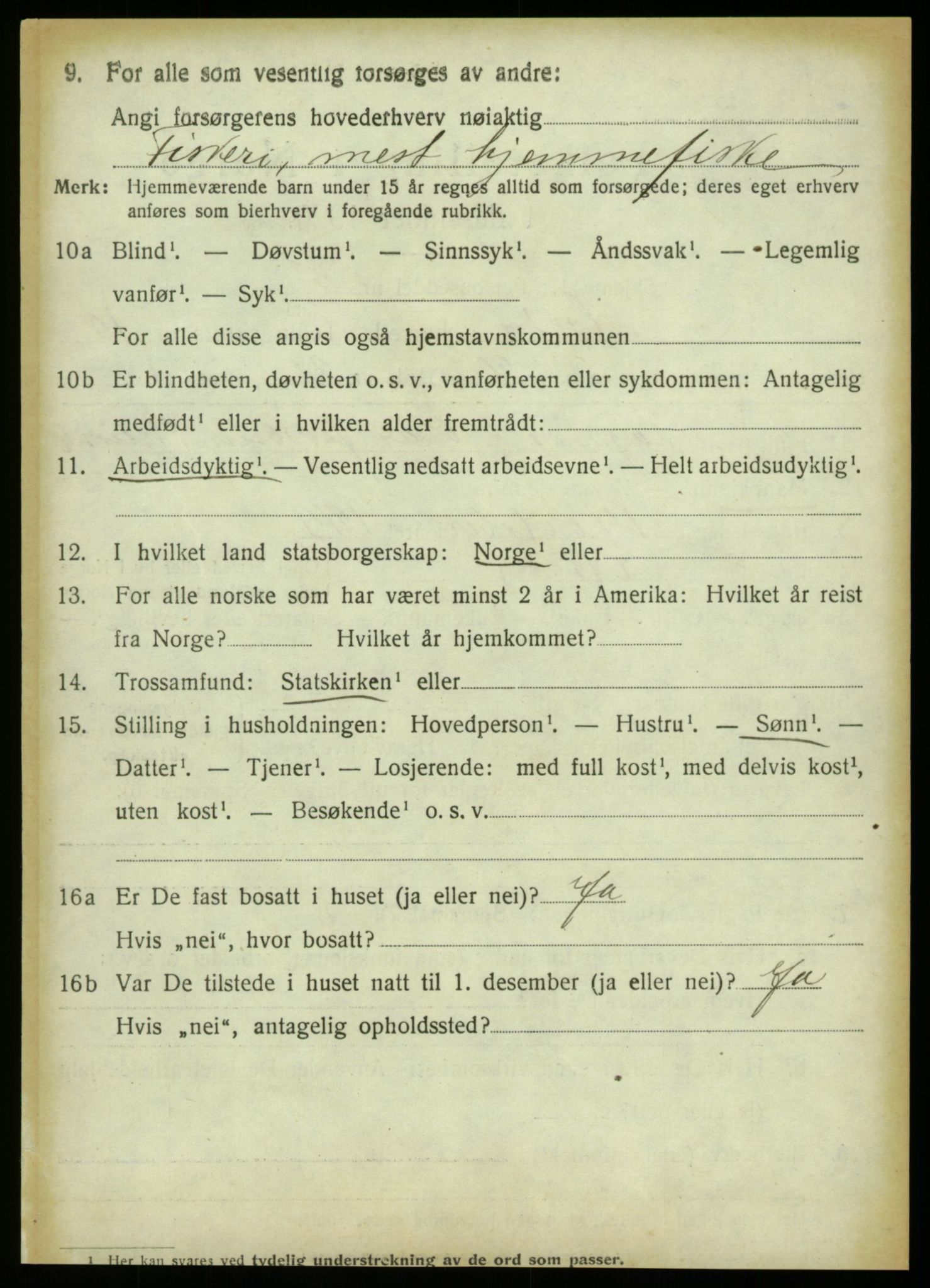 SAB, 1920 census for Askøy, 1920, p. 13183