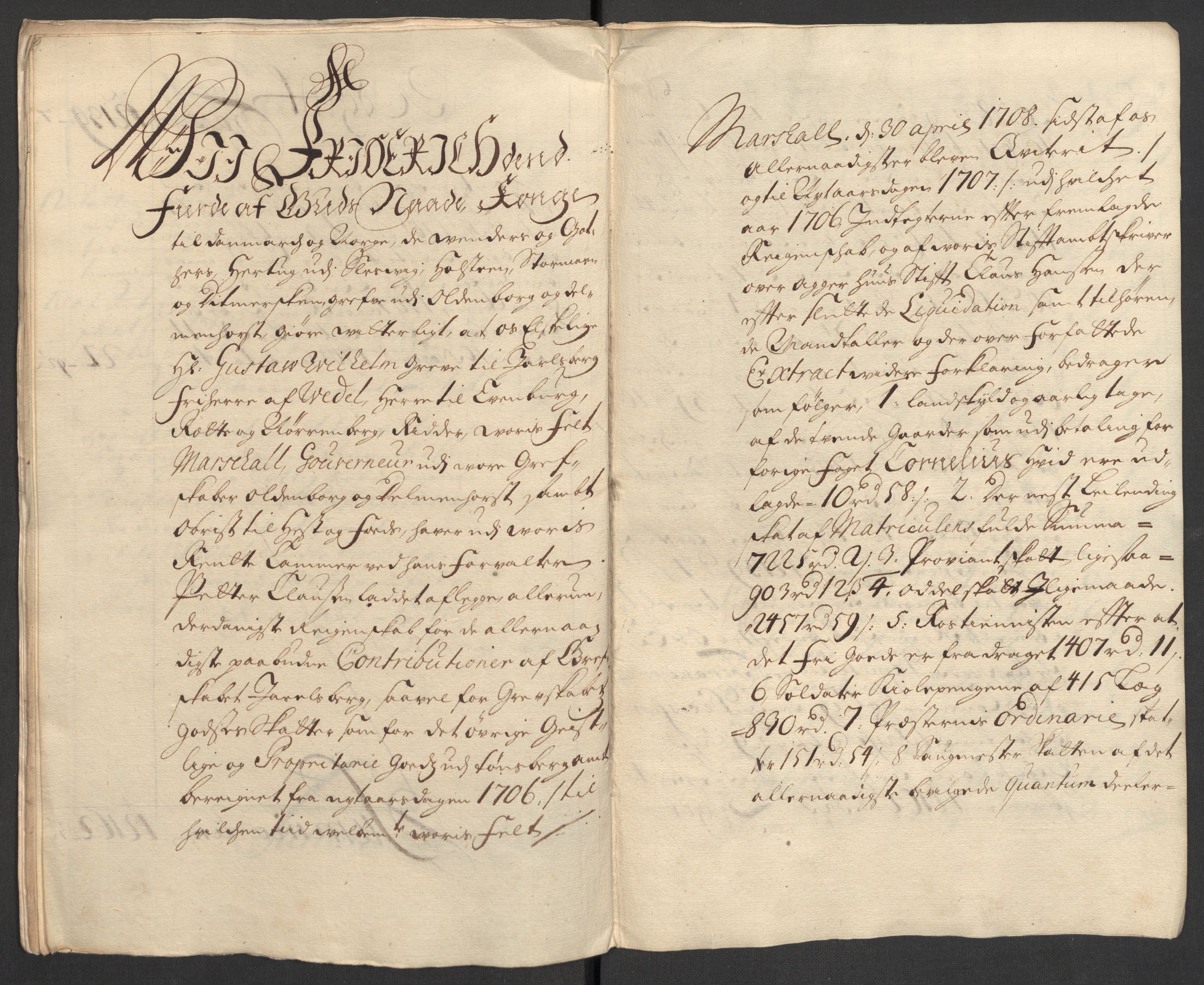 Rentekammeret inntil 1814, Reviderte regnskaper, Fogderegnskap, AV/RA-EA-4092/R32/L1872: Fogderegnskap Jarlsberg grevskap, 1706-1707, p. 264