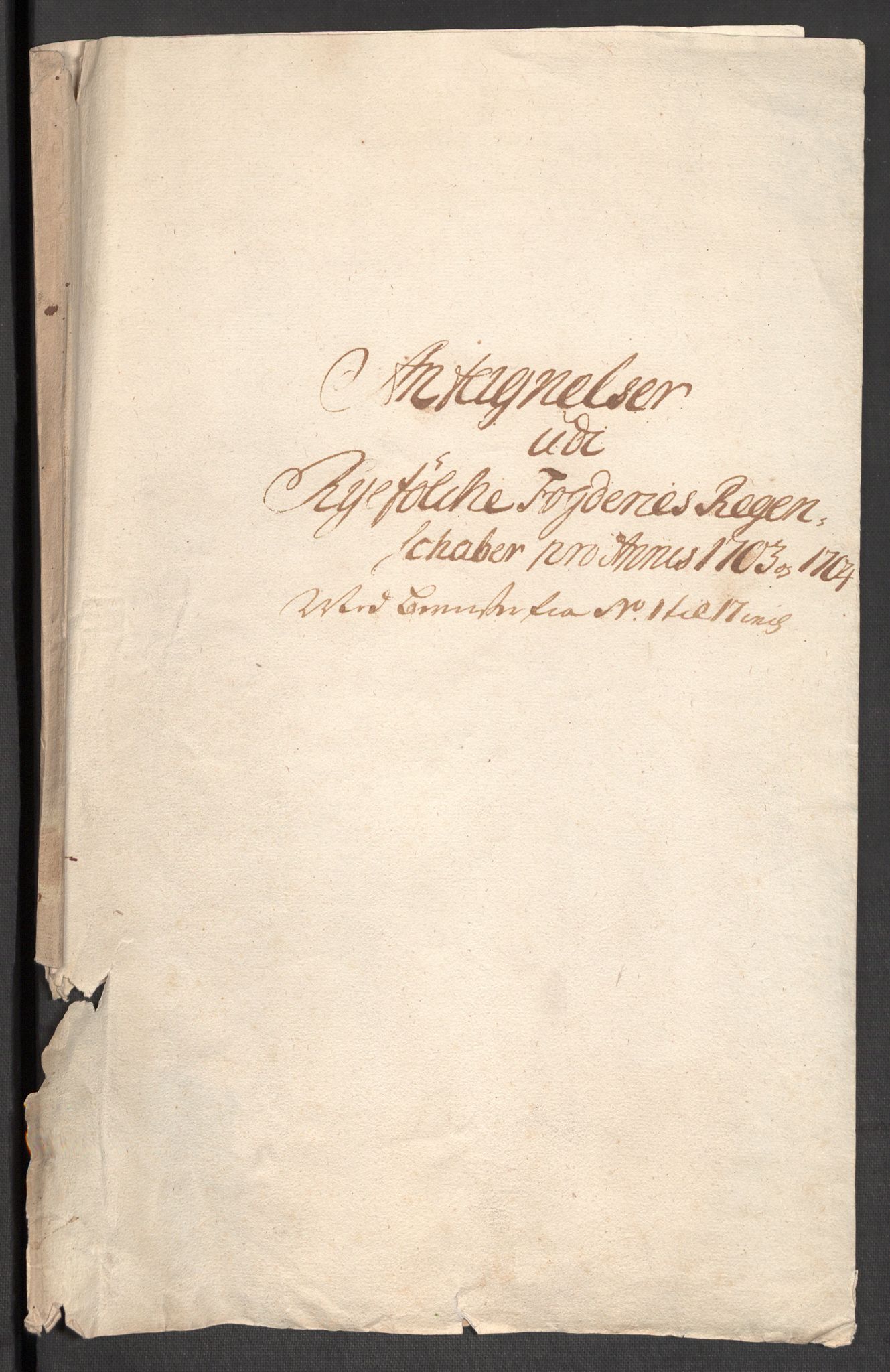 Rentekammeret inntil 1814, Reviderte regnskaper, Fogderegnskap, RA/EA-4092/R47/L2860: Fogderegnskap Ryfylke, 1703-1705, p. 398