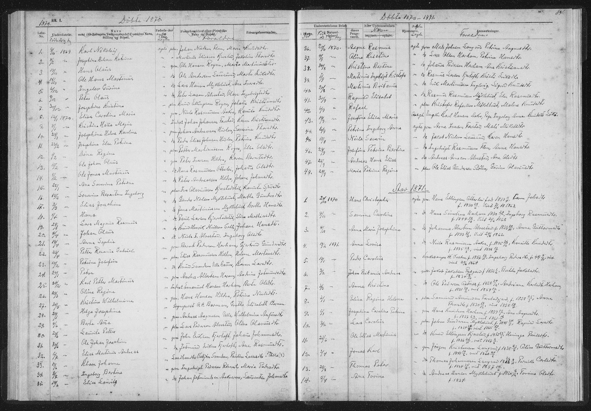 Ministerialprotokoller, klokkerbøker og fødselsregistre - Møre og Romsdal, SAT/A-1454/536/L0514: Parish register (official) no. 536D01, 1840-1875, p. 84