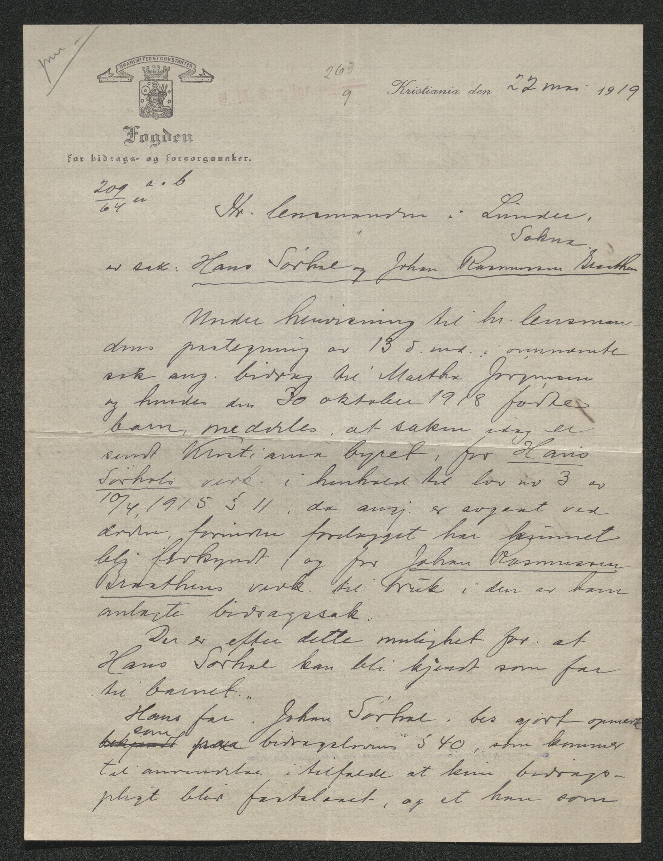 Eiker, Modum og Sigdal sorenskriveri, AV/SAKO-A-123/H/Ha/Hab/L0039: Dødsfallsmeldinger, 1918-1919, p. 357