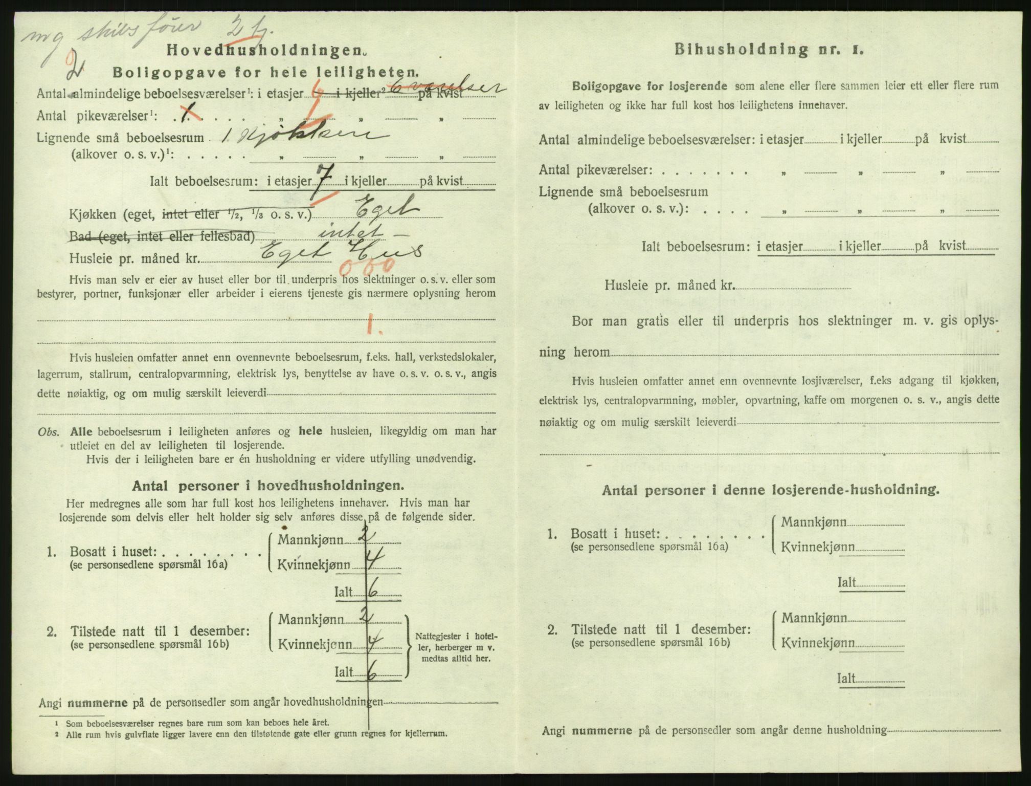 SAK, 1920 census for Grimstad, 1920, p. 1962