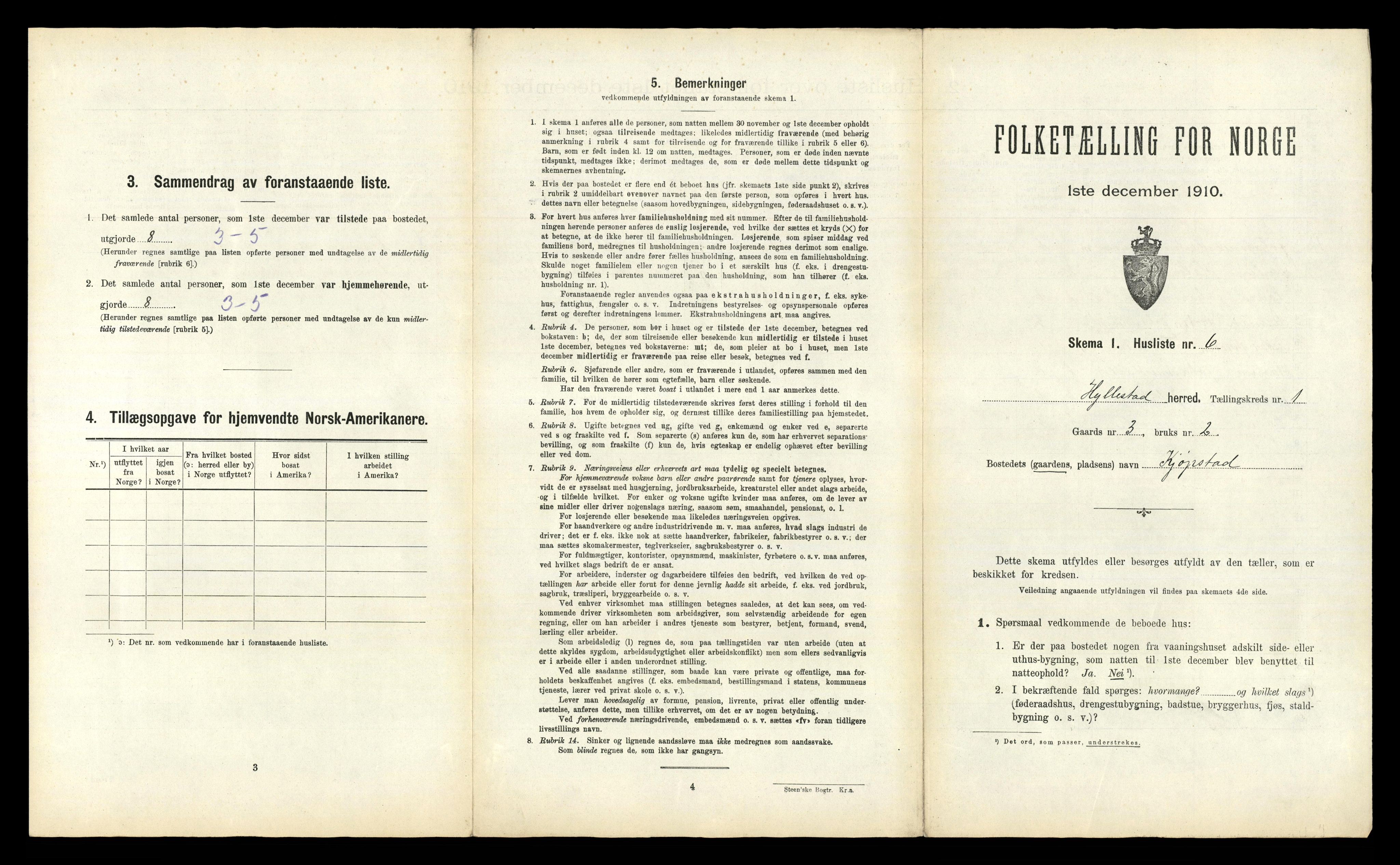 RA, 1910 census for Hyllestad, 1910, p. 59