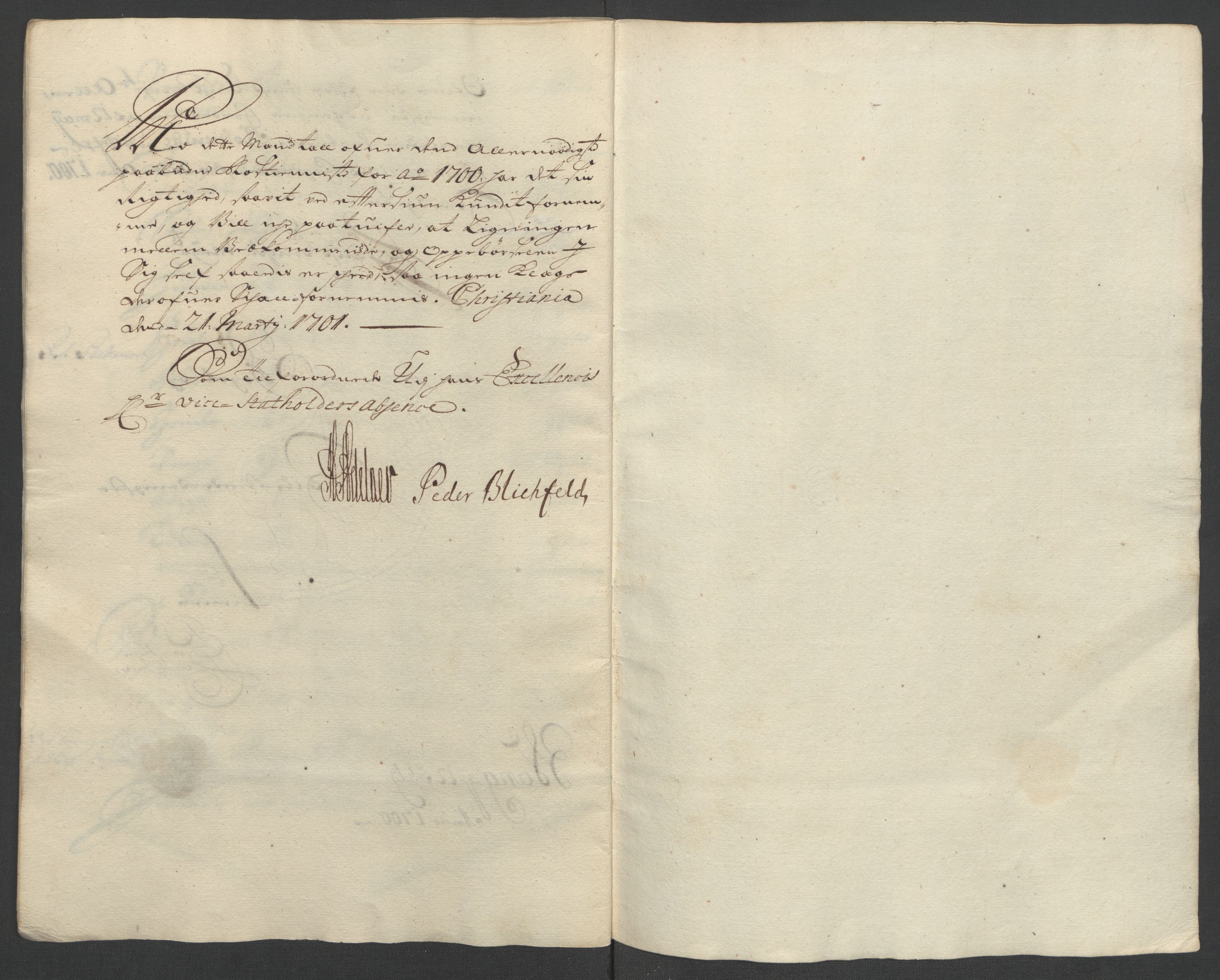 Rentekammeret inntil 1814, Reviderte regnskaper, Fogderegnskap, AV/RA-EA-4092/R12/L0712: Fogderegnskap Øvre Romerike, 1700, p. 261