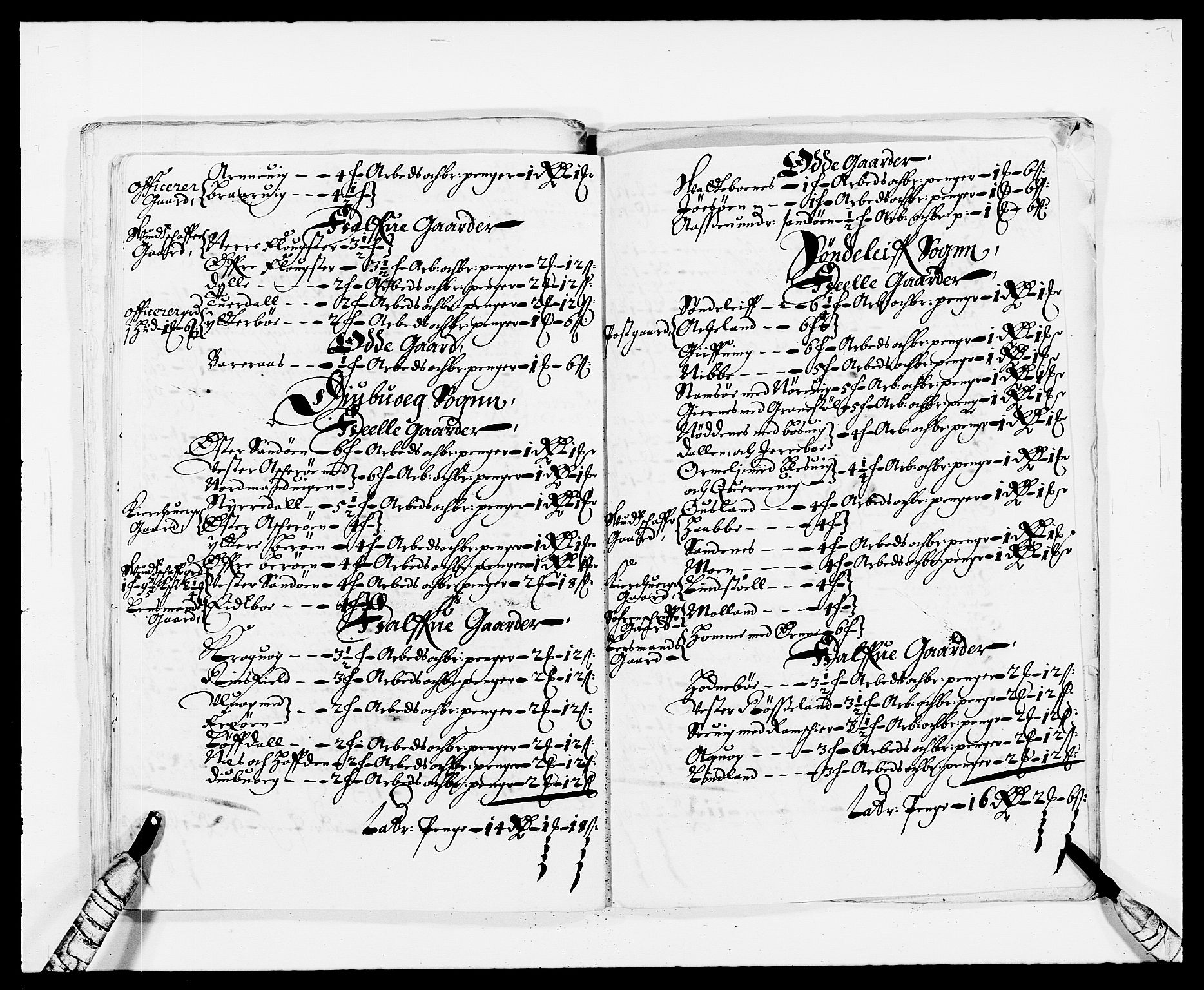 Rentekammeret inntil 1814, Reviderte regnskaper, Fogderegnskap, RA/EA-4092/R39/L2296: Fogderegnskap Nedenes, 1664-1666, p. 372