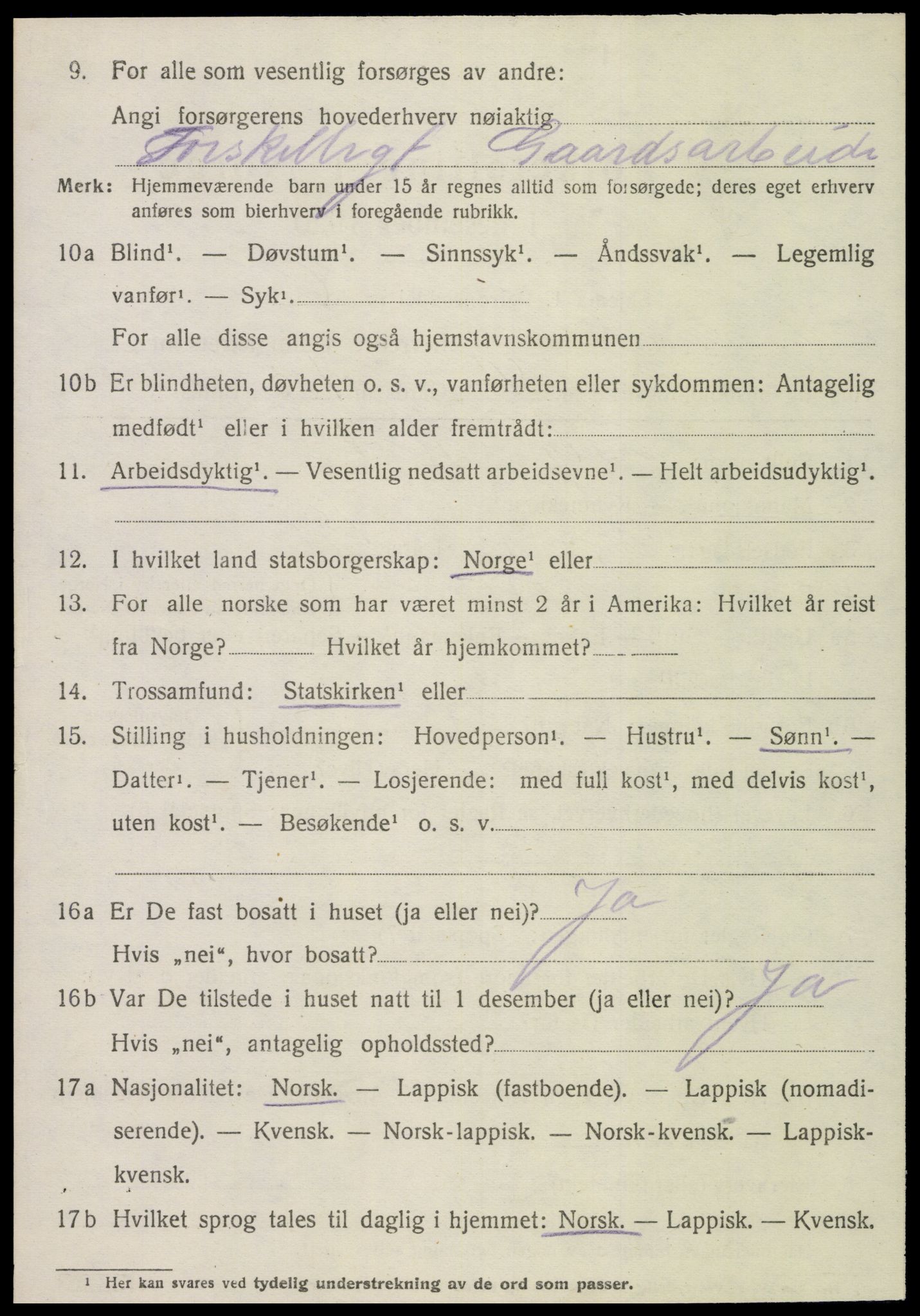 SAT, 1920 census for Stjørdal, 1920, p. 6633