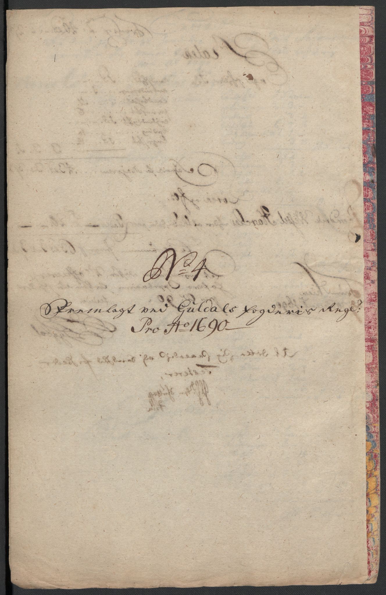 Rentekammeret inntil 1814, Reviderte regnskaper, Fogderegnskap, AV/RA-EA-4092/R59/L3940: Fogderegnskap Gauldal, 1689-1690, p. 393