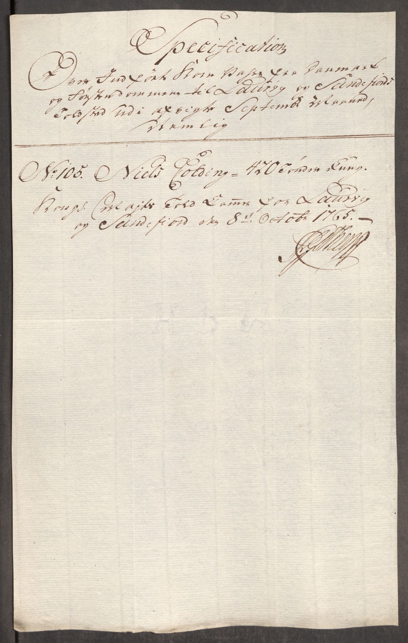 Rentekammeret inntil 1814, Realistisk ordnet avdeling, AV/RA-EA-4070/Oe/L0008: [Ø1]: Priskuranter, 1764-1768, p. 405