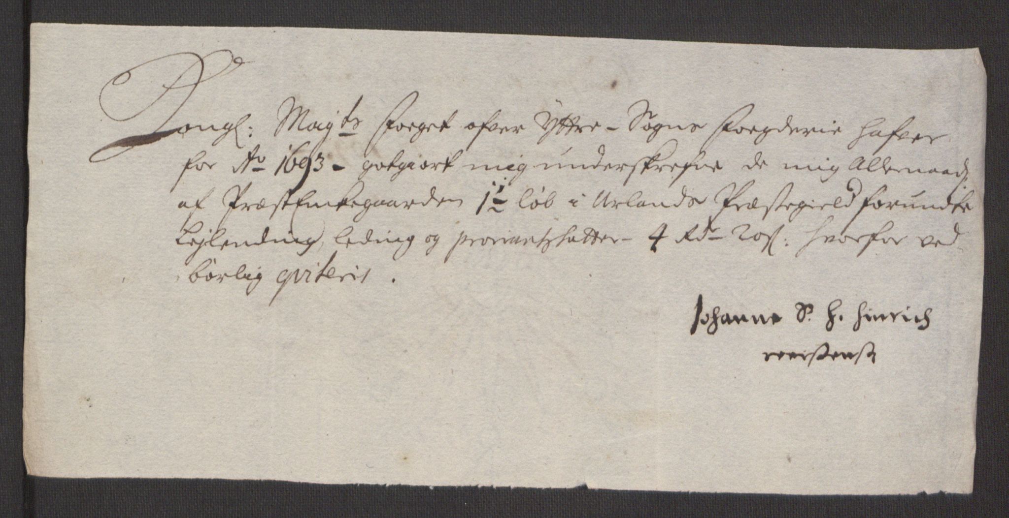 Rentekammeret inntil 1814, Reviderte regnskaper, Fogderegnskap, AV/RA-EA-4092/R52/L3307: Fogderegnskap Sogn, 1693-1694, p. 248