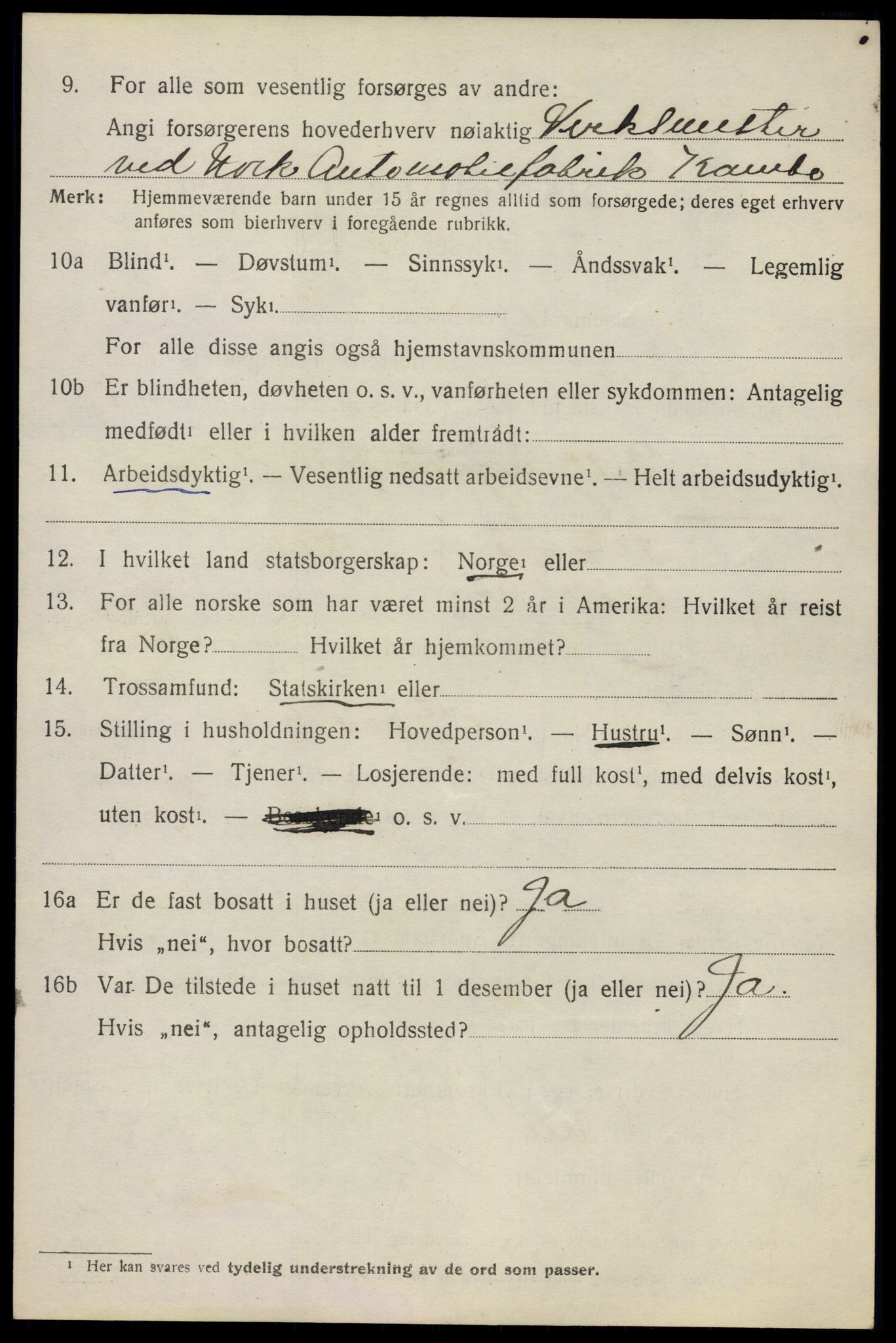 SAO, 1920 census for Moss land district, 1920, p. 7222