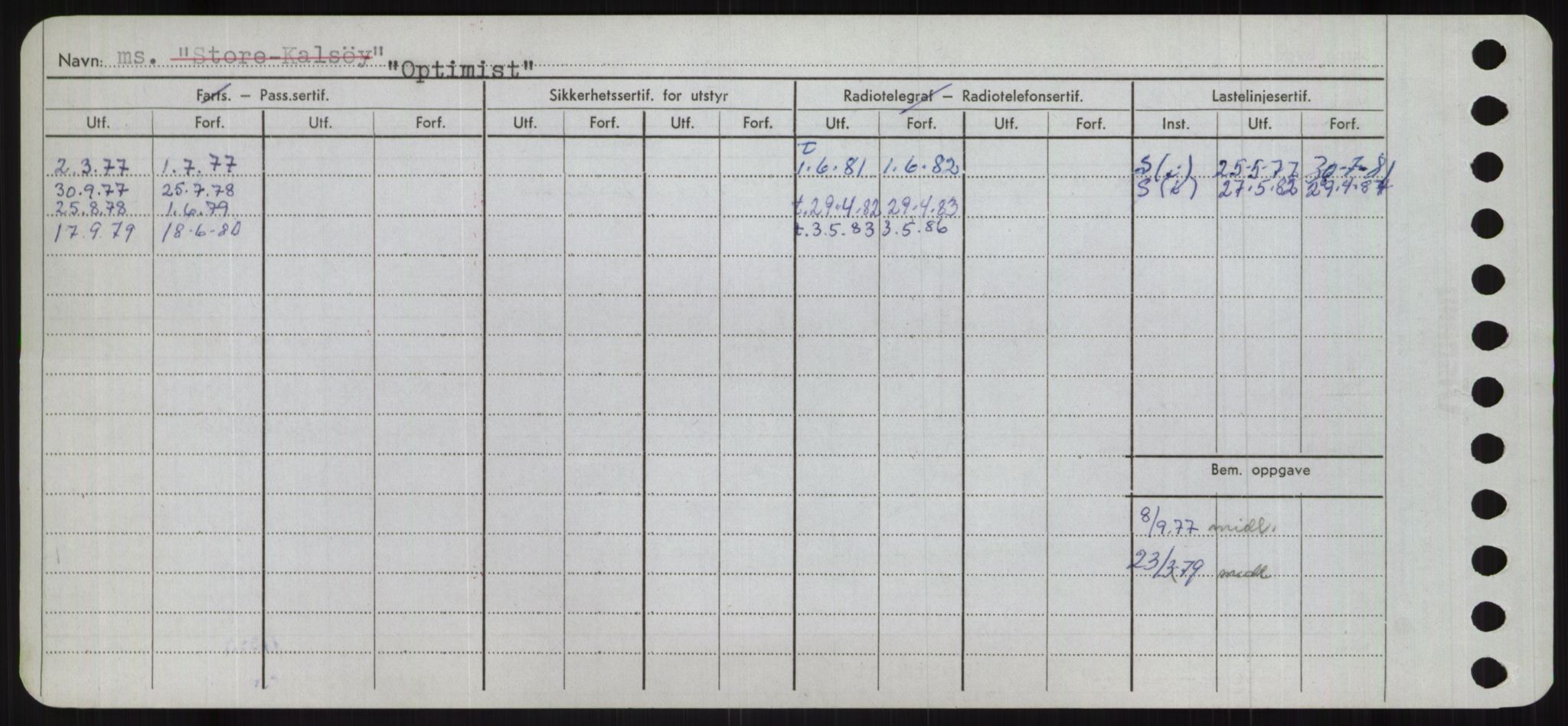 Sjøfartsdirektoratet med forløpere, Skipsmålingen, RA/S-1627/H/Ha/L0004/0002: Fartøy, Mas-R / Fartøy, Odin-R, p. 112