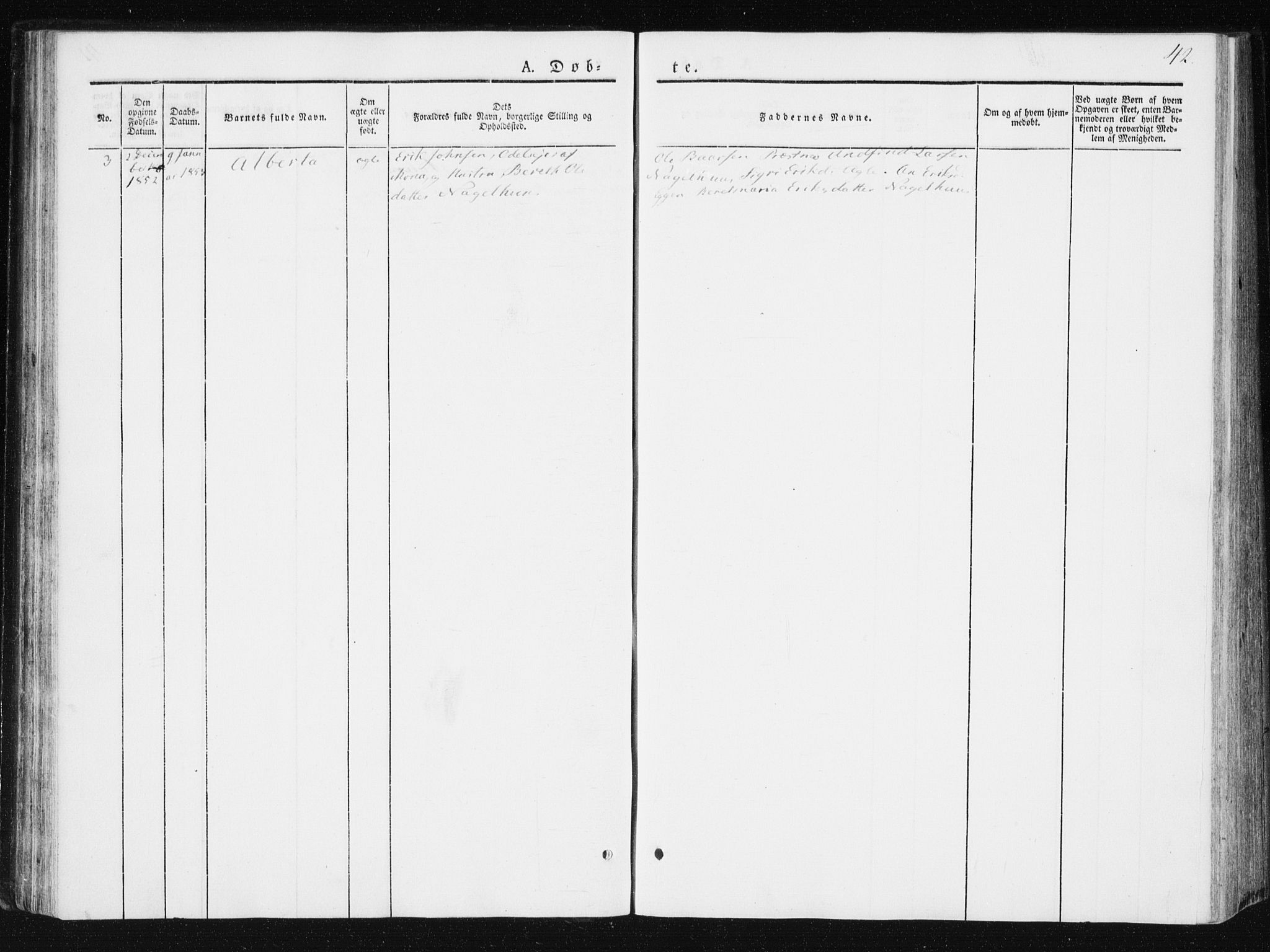 Ministerialprotokoller, klokkerbøker og fødselsregistre - Nord-Trøndelag, AV/SAT-A-1458/749/L0470: Parish register (official) no. 749A04, 1834-1853, p. 42