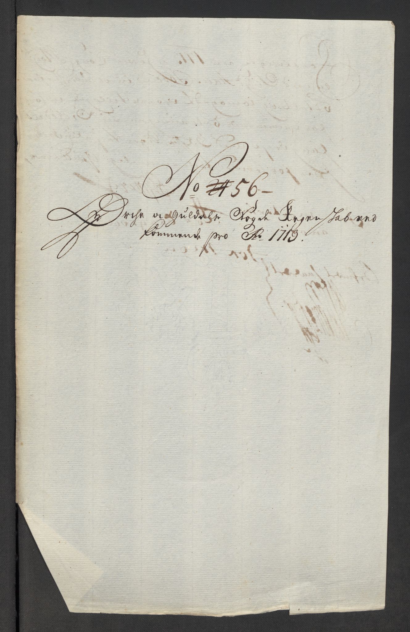 Rentekammeret inntil 1814, Reviderte regnskaper, Fogderegnskap, AV/RA-EA-4092/R60/L3964: Fogderegnskap Orkdal og Gauldal, 1713, p. 448