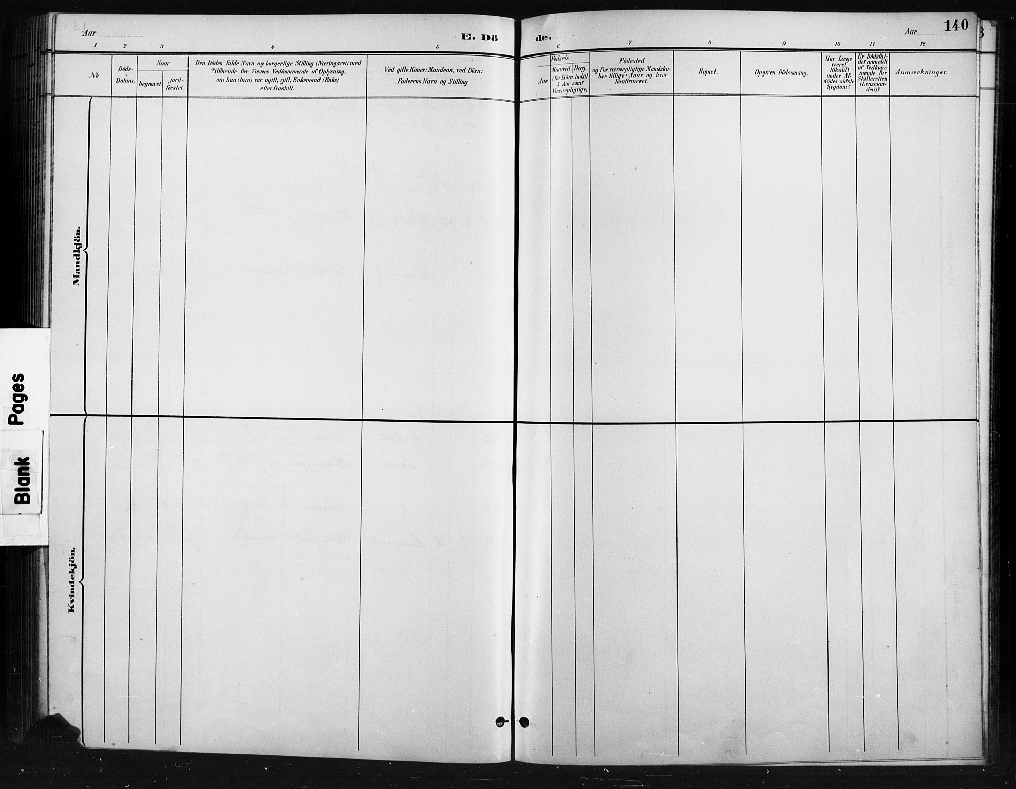 Skjåk prestekontor, SAH/PREST-072/H/Ha/Hab/L0004: Parish register (copy) no. 4, 1895-1921, p. 140