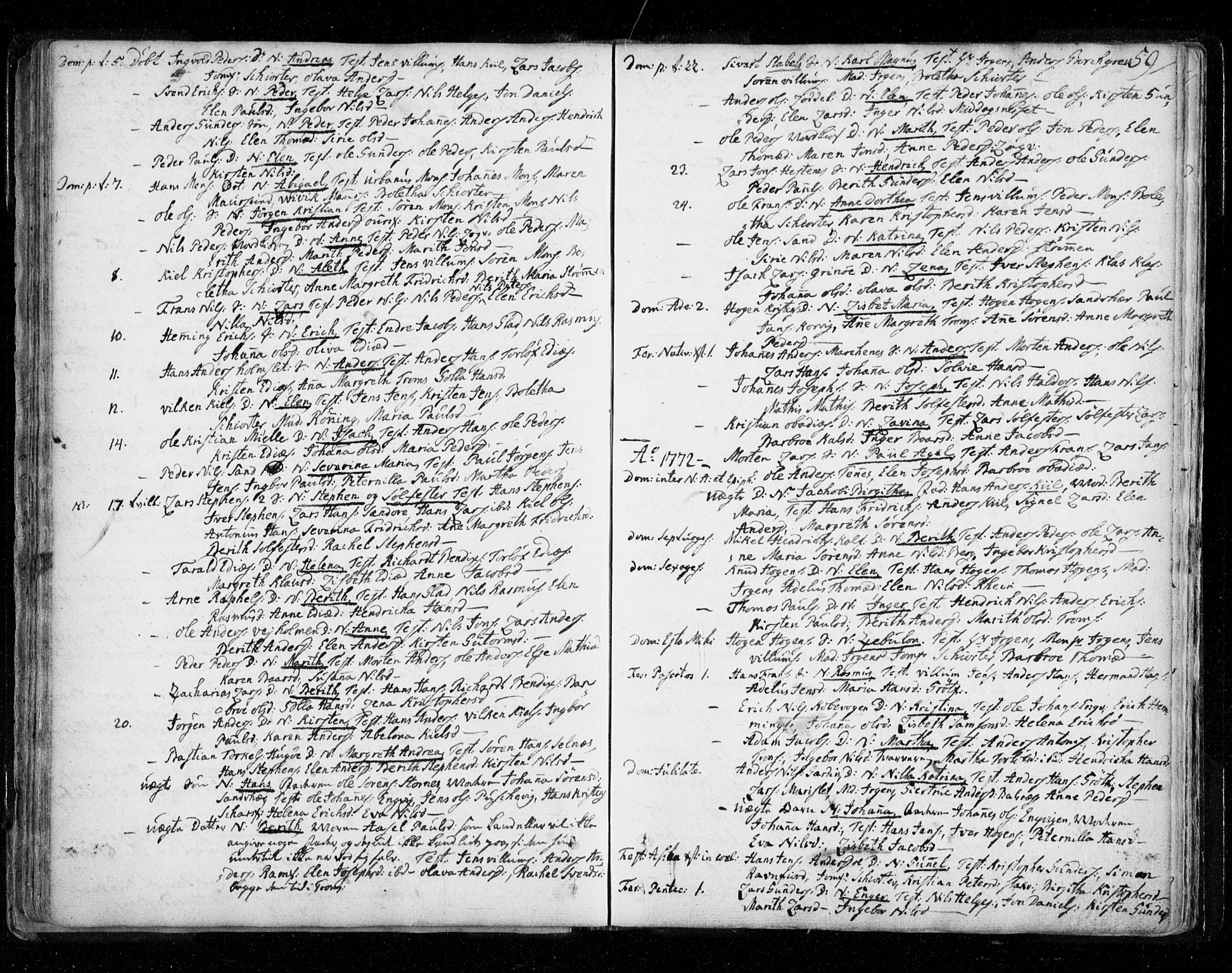 Tromsø sokneprestkontor/stiftsprosti/domprosti, AV/SATØ-S-1343/G/Ga/L0002kirke: Parish register (official) no. 2, 1753-1778, p. 59