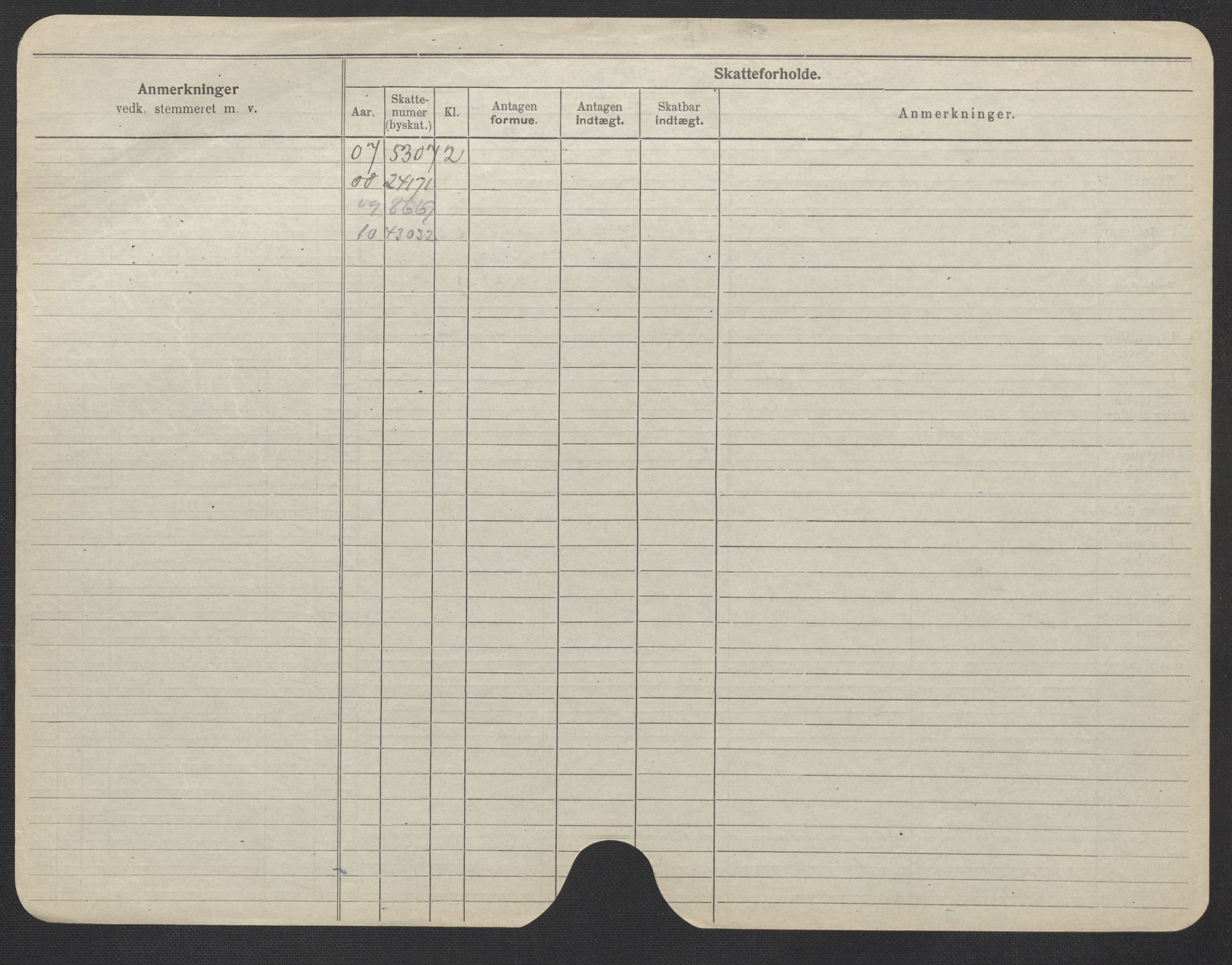 Oslo folkeregister, Registerkort, AV/SAO-A-11715/F/Fa/Fac/L0020: Kvinner, 1906-1914, p. 377b