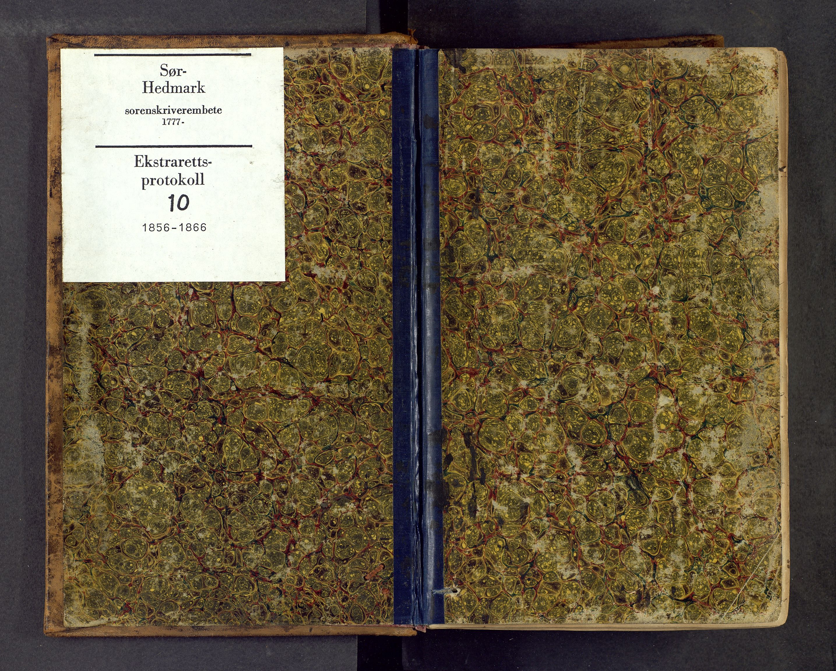 Sør-Hedmark sorenskriveri, AV/SAH-TING-014/G/Gc/Gca/L0010: Ekstrarettsprotokoll, 1856-1866