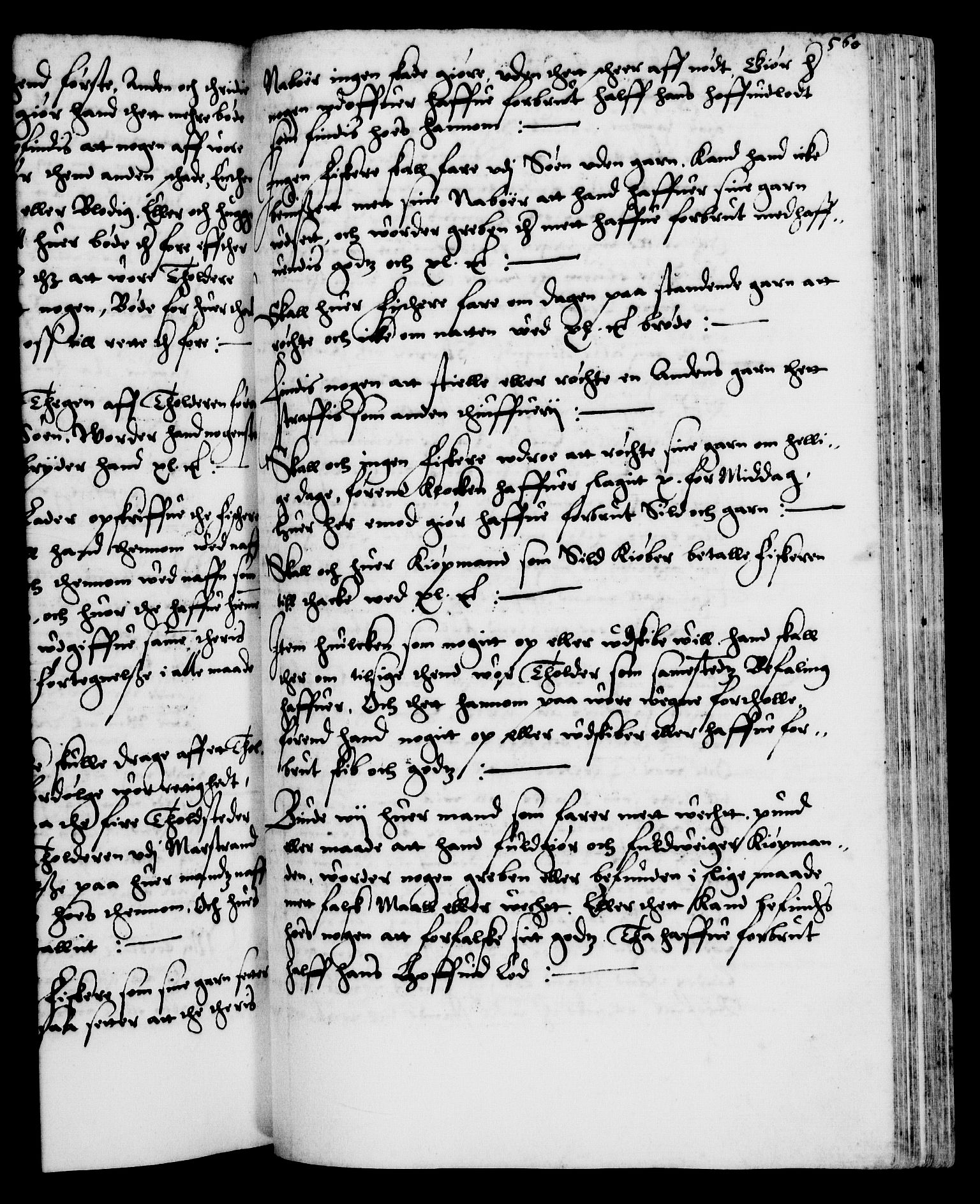 Danske Kanselli 1572-1799, RA/EA-3023/F/Fc/Fca/Fcaa/L0001: Norske registre (mikrofilm), 1572-1588, p. 560a
