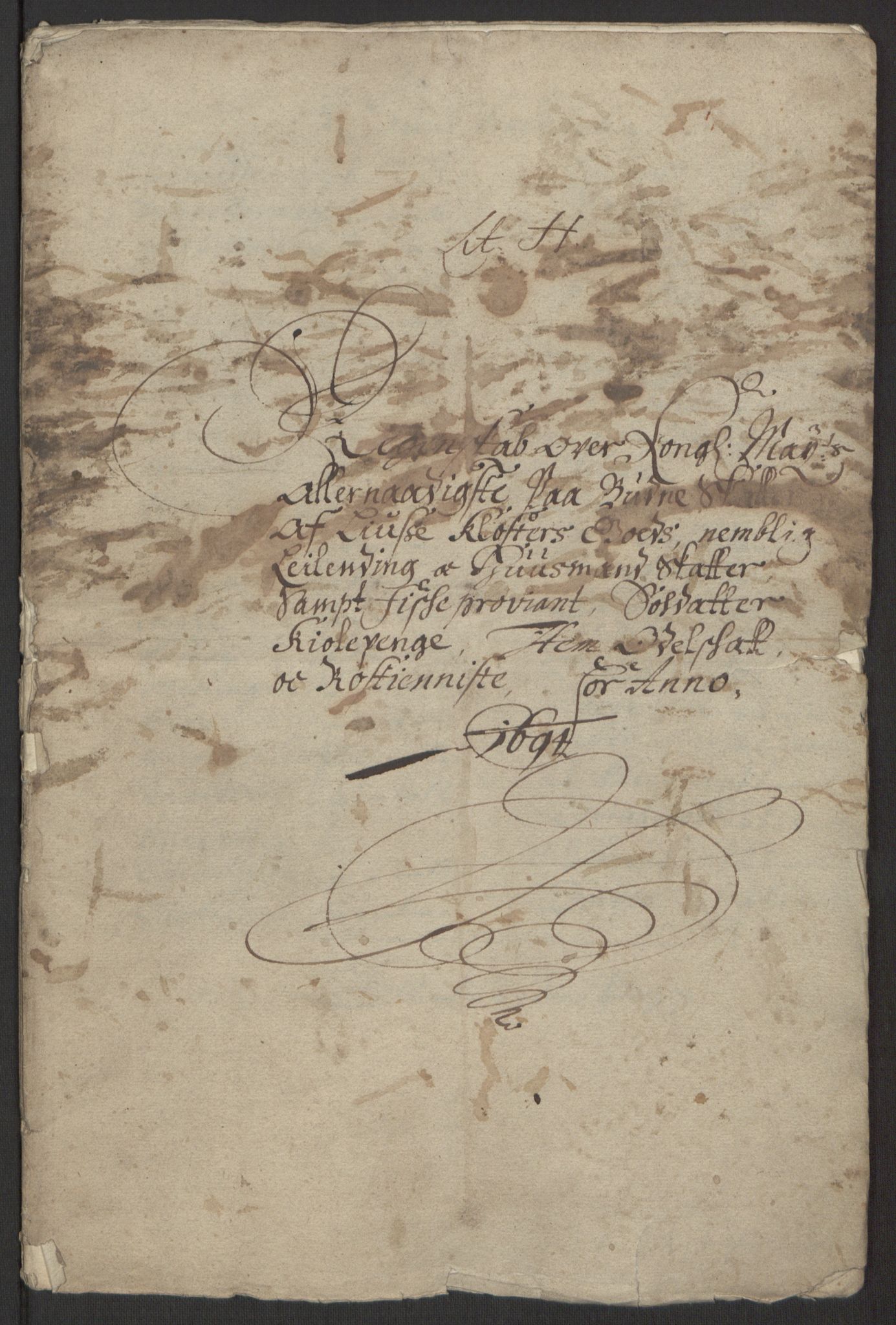 Rentekammeret inntil 1814, Reviderte regnskaper, Fogderegnskap, RA/EA-4092/R50/L3159: Fogderegnskap Lyse kloster, 1691-1709, p. 24