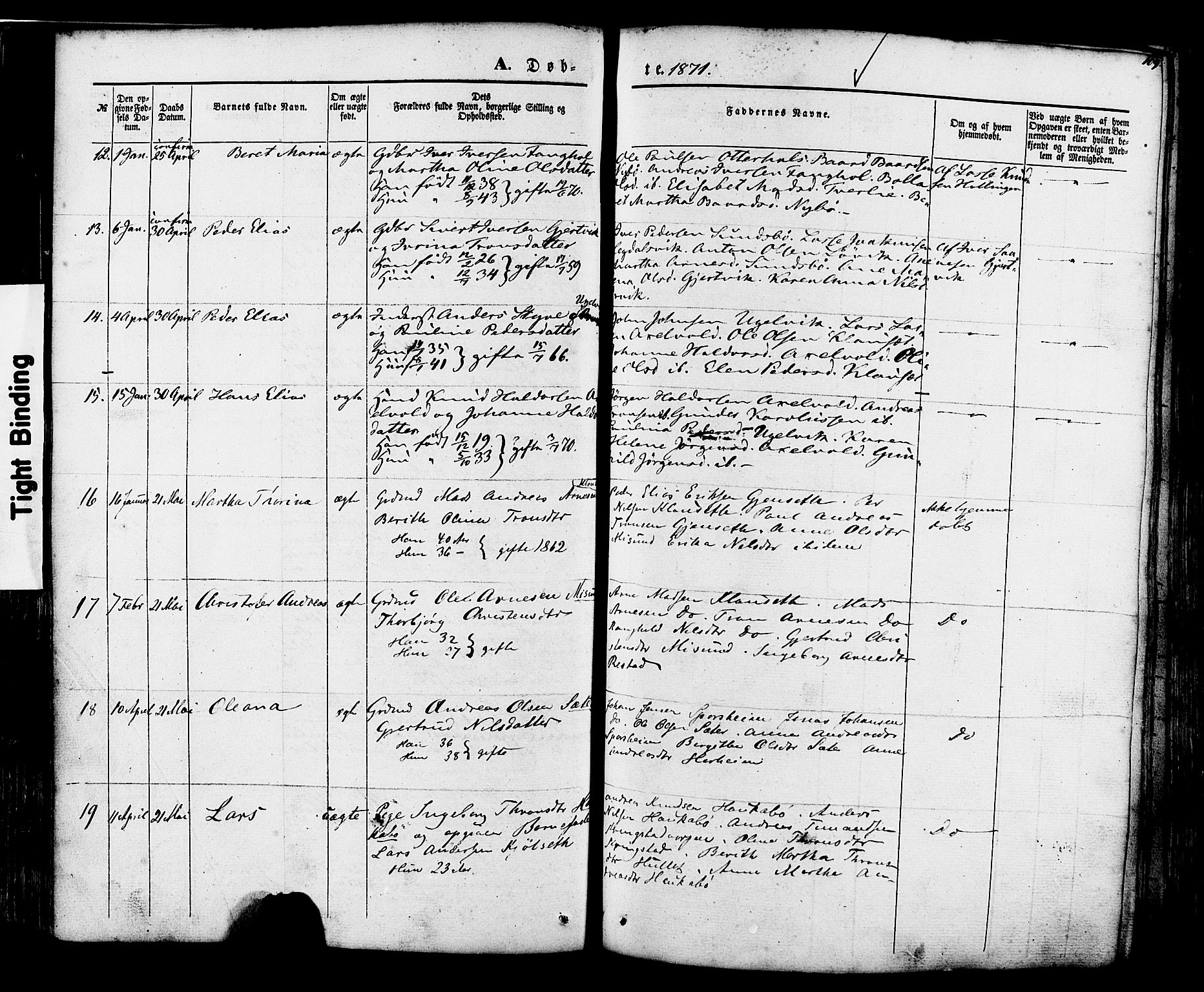 Ministerialprotokoller, klokkerbøker og fødselsregistre - Møre og Romsdal, SAT/A-1454/560/L0719: Parish register (official) no. 560A03, 1845-1872, p. 109