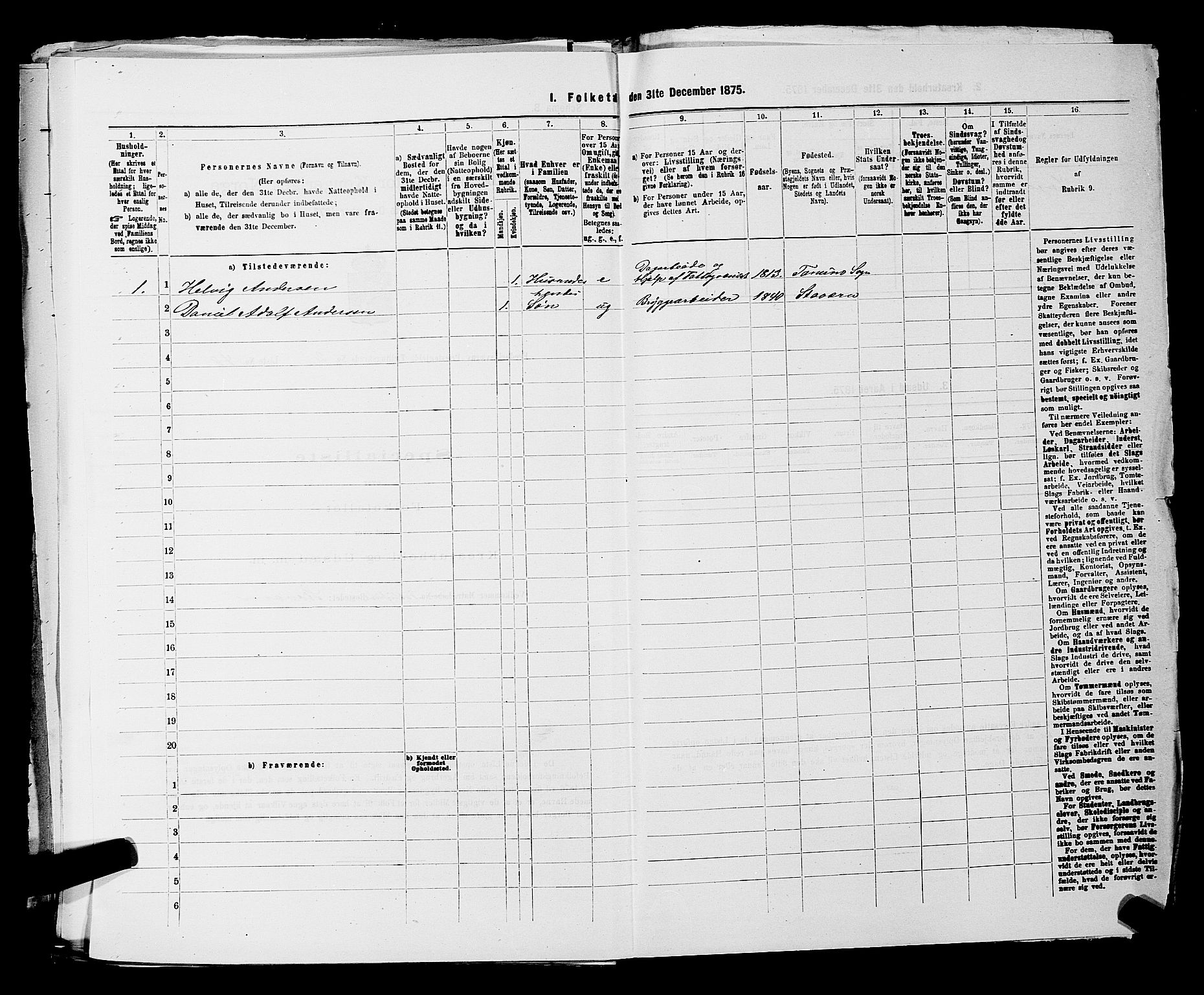 SAKO, 1875 census for 0798P Fredriksvern, 1875, p. 197