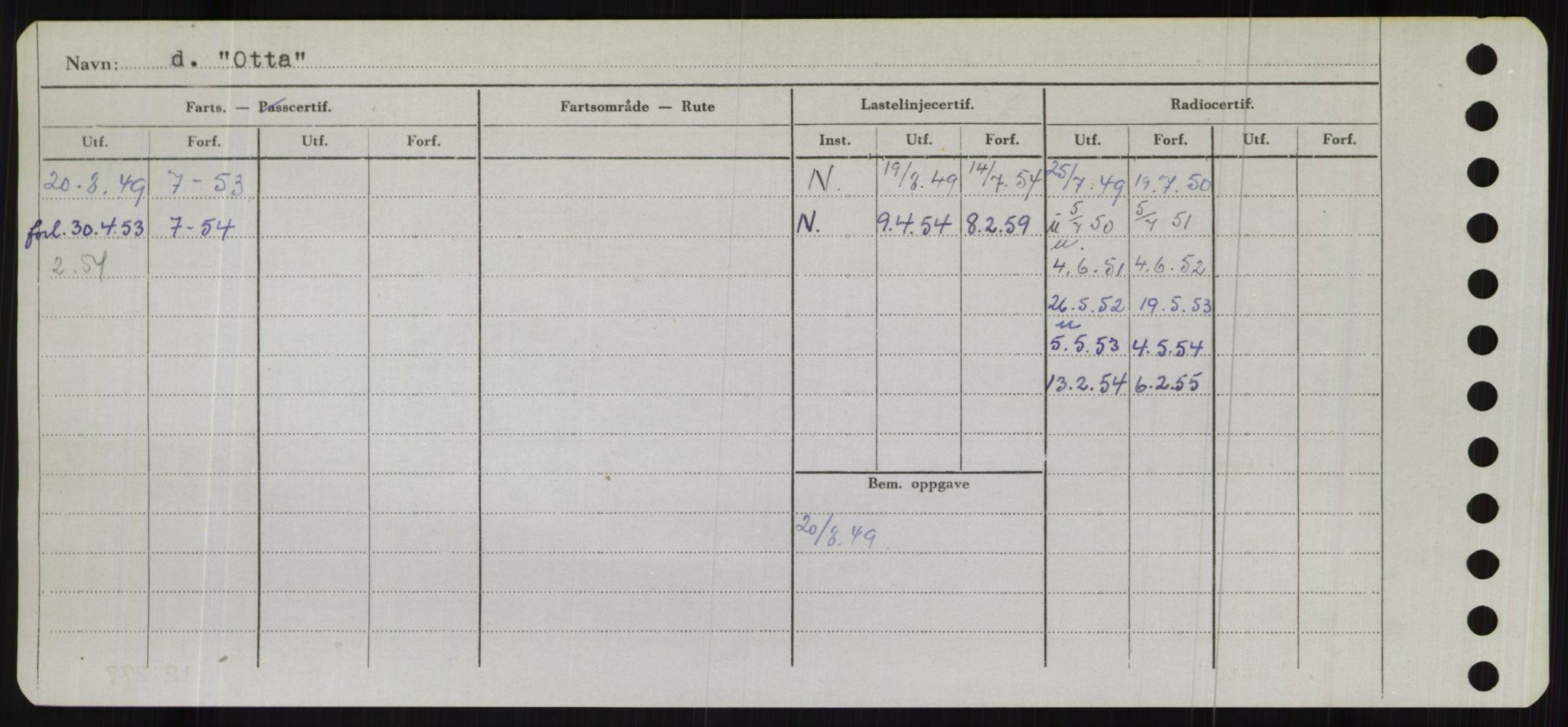 Sjøfartsdirektoratet med forløpere, Skipsmålingen, AV/RA-S-1627/H/Hb/L0004: Fartøy, O-S, p. 56