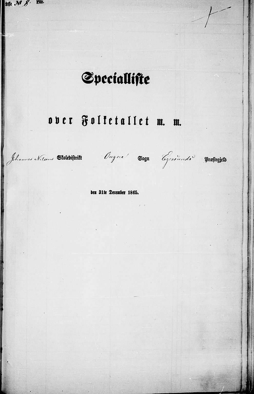 RA, 1865 census for Eigersund/Eigersund og Ogna, 1865, p. 131