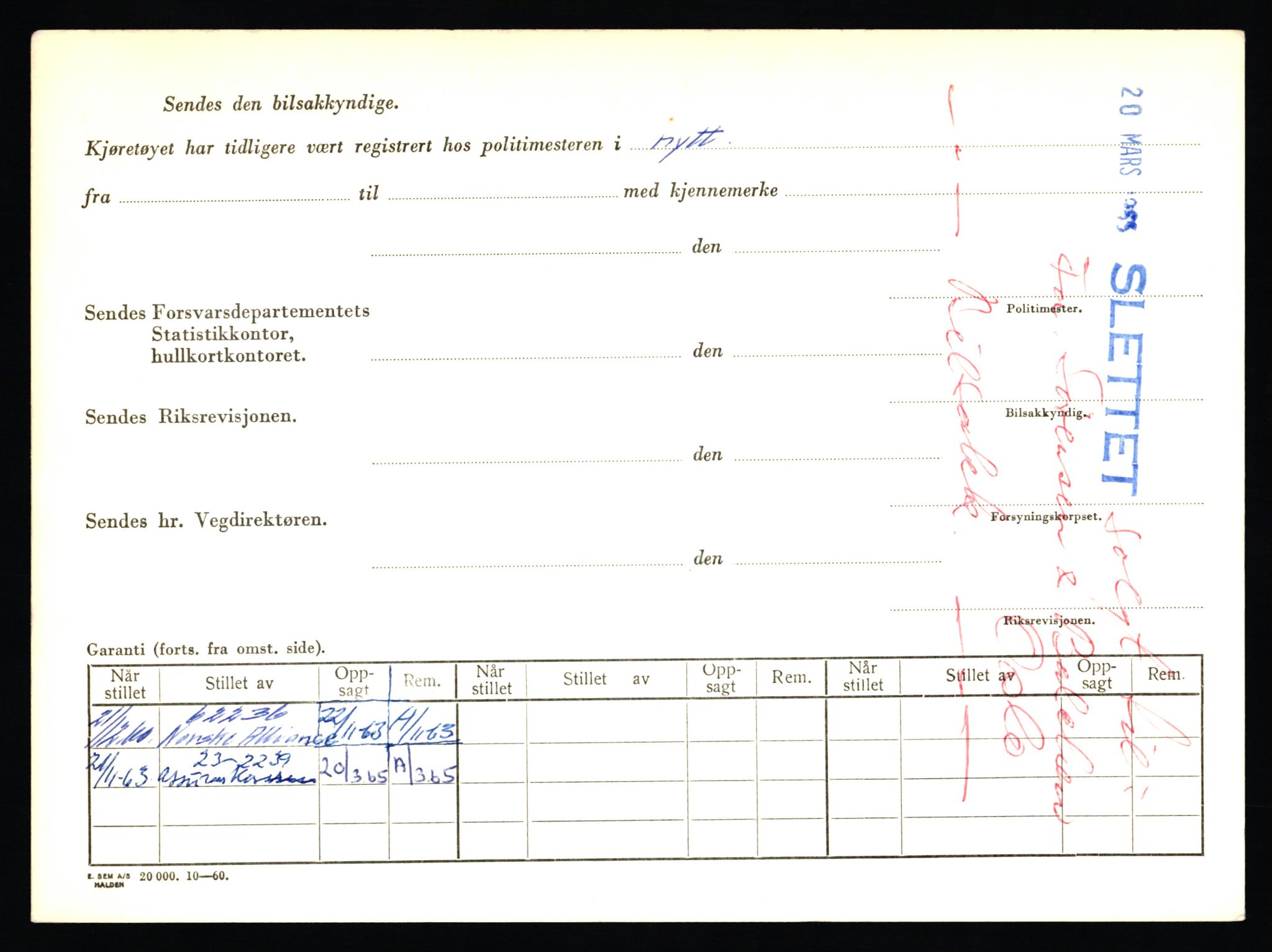 Stavanger trafikkstasjon, AV/SAST-A-101942/0/F/L0009: L-3000 - L-3349, 1930-1971, p. 300